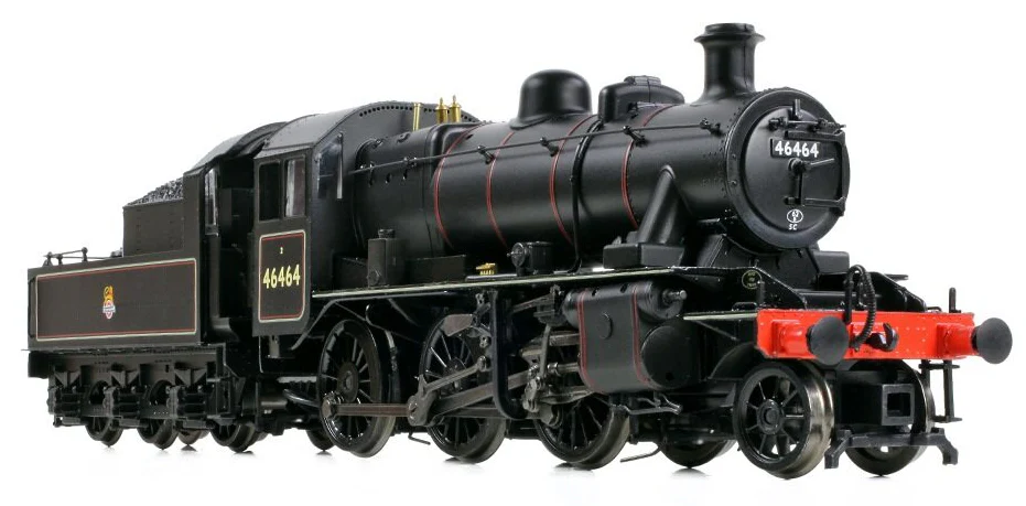32-832 LMS Ivatt 2MT 46464 BR Lined Black (Early Emblem) Steam Locomotive - Image 6