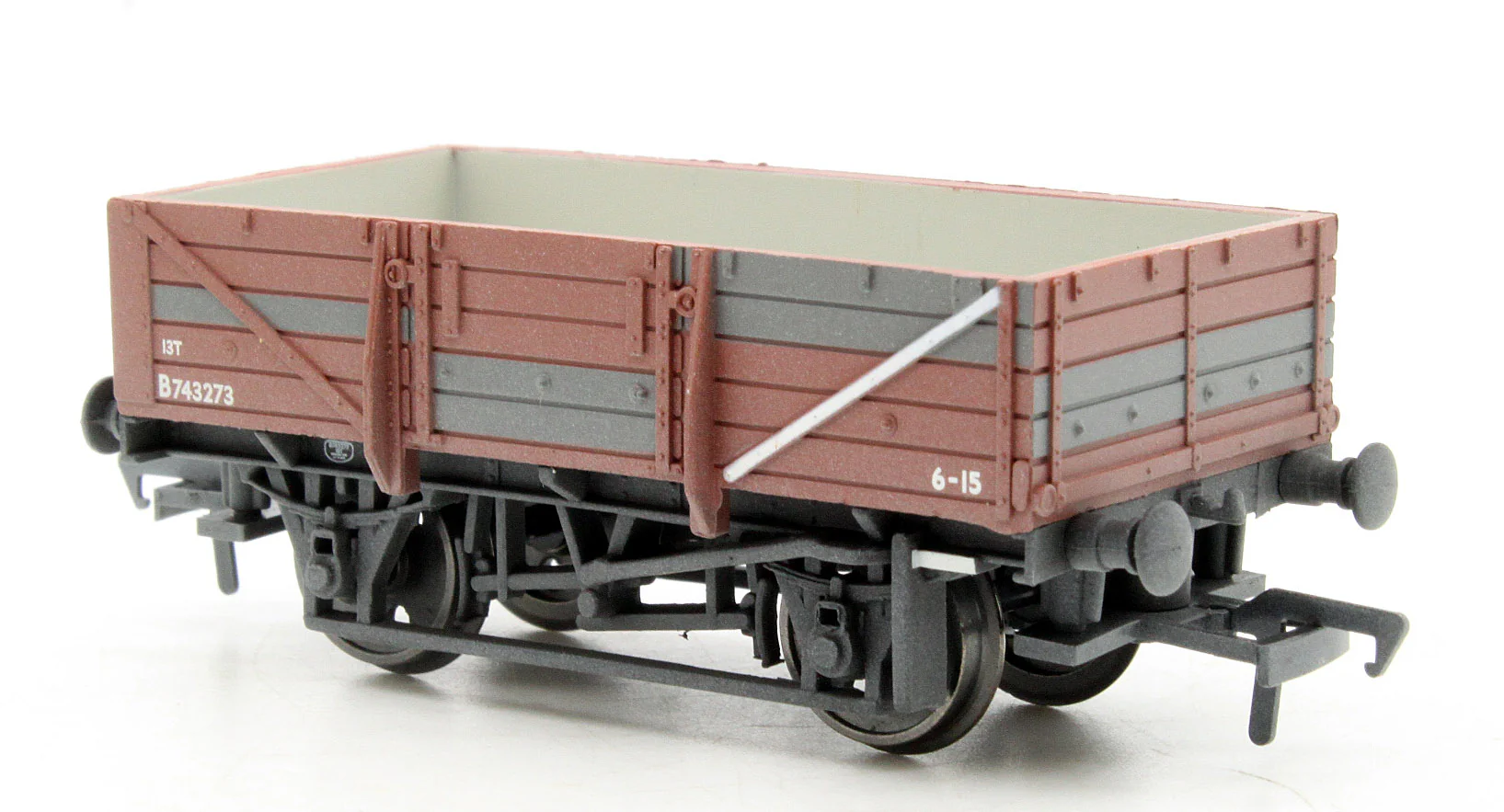 33-087 5 Plank China Clay Wagon without Hood BR Bauxite - Weathered - Image 2