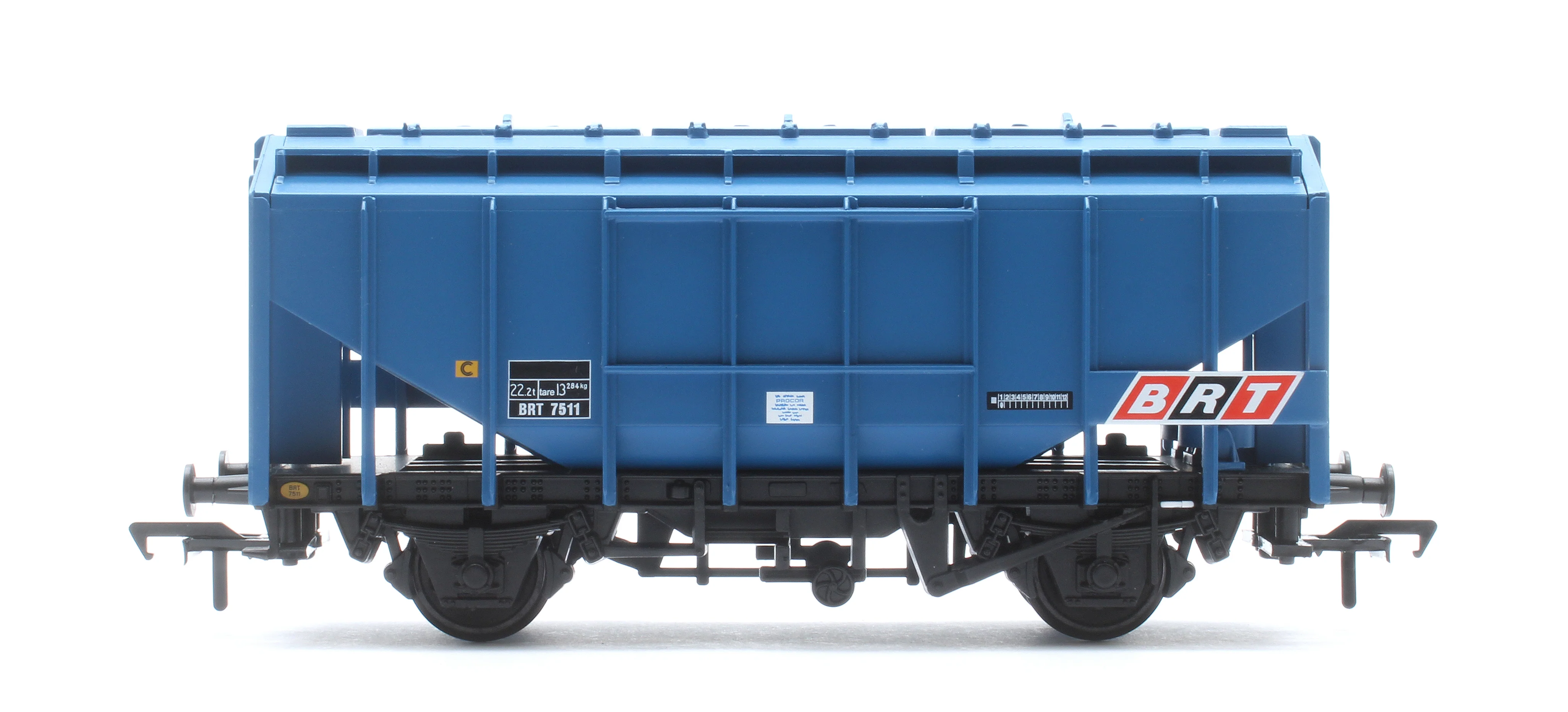 33-133A 35 Ton PAA Ex-Bulk Grain Wagon BRT Blue No. BRT 7511 - Image 4
