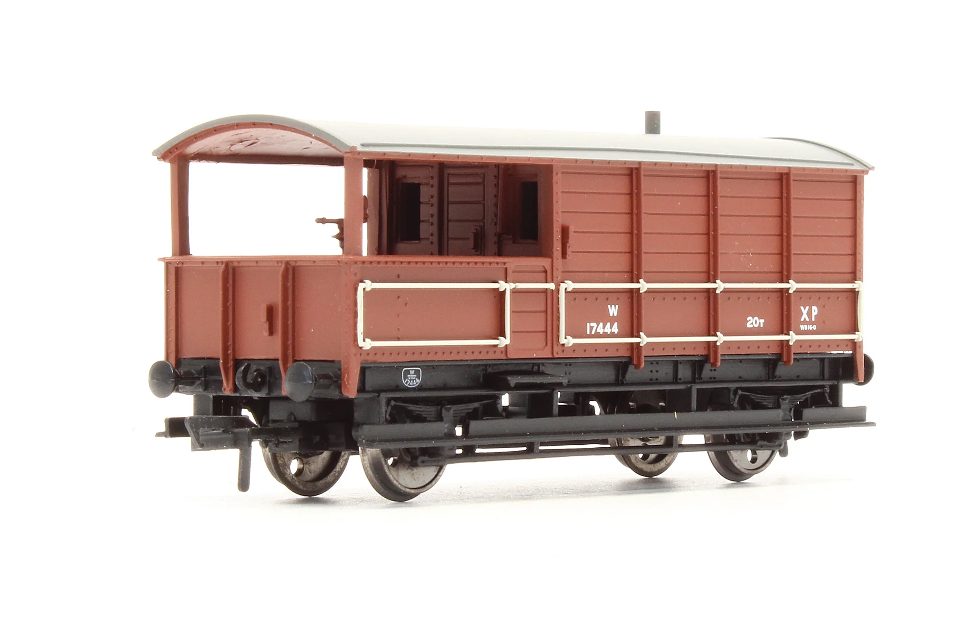 Pre-Owned 33-301F BR Bauxite 20T Toad Brake Van 'W17444' - Image 2