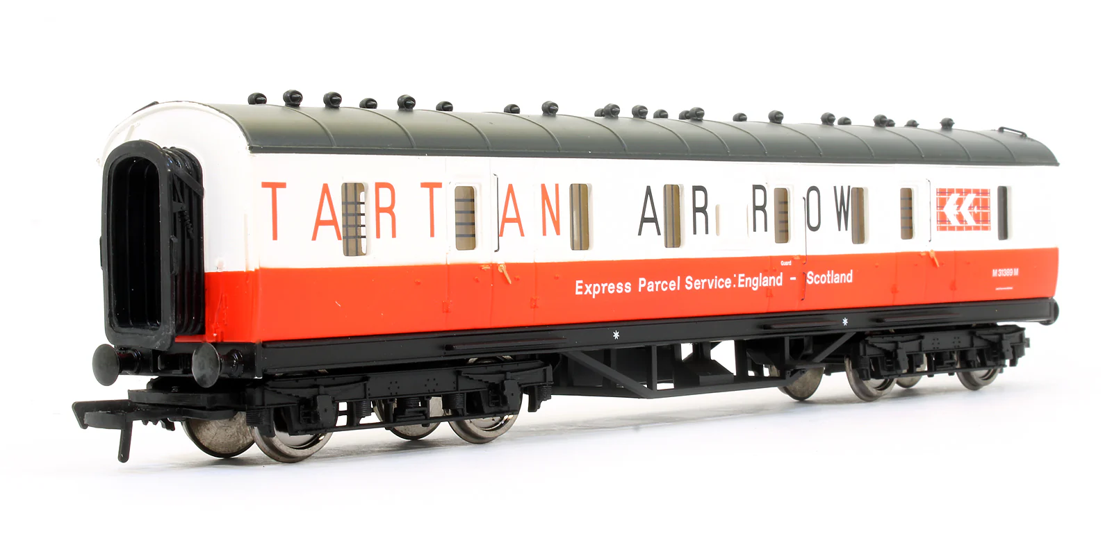 Pre-Owned 34-331 EX-LMS 50ft Stanier Parcels Van In Tartan Arrow Livery