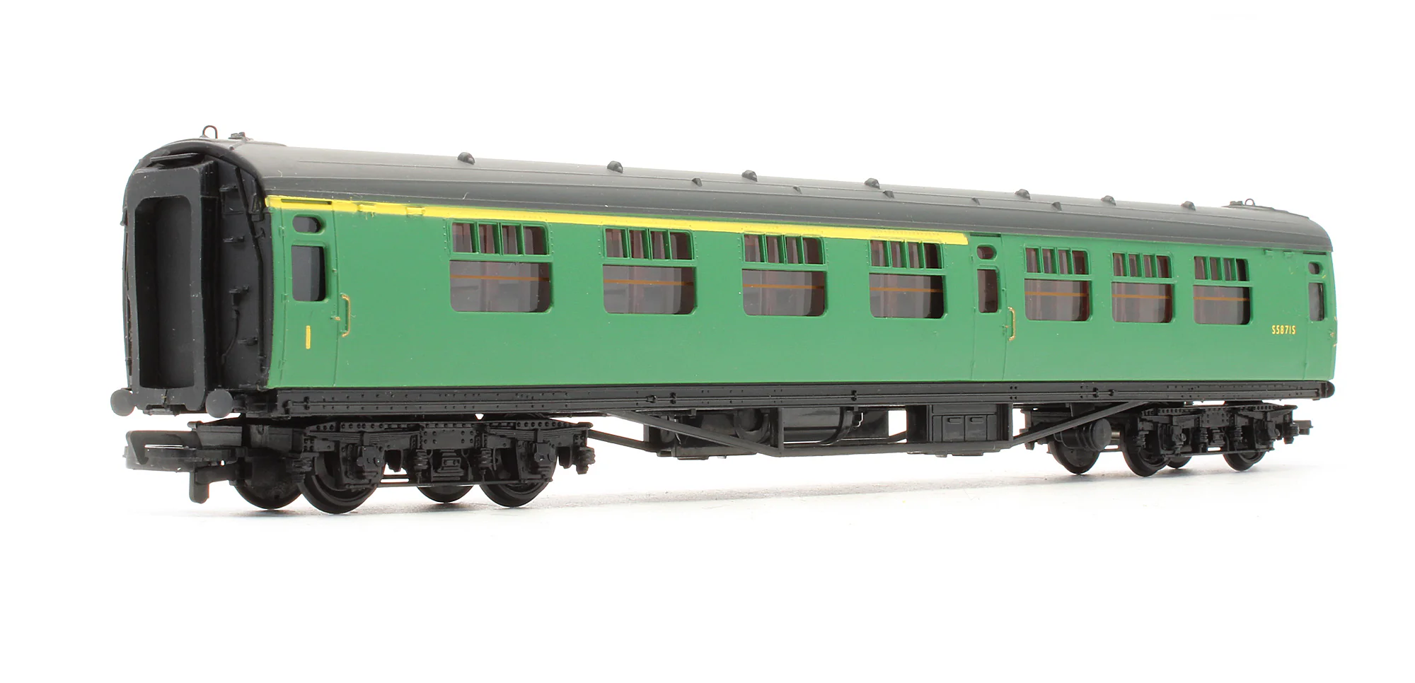 34-550 Pre-Owned BR Malachite Green 63ft Bulleid Corridor Composite Coach 'S5871S'