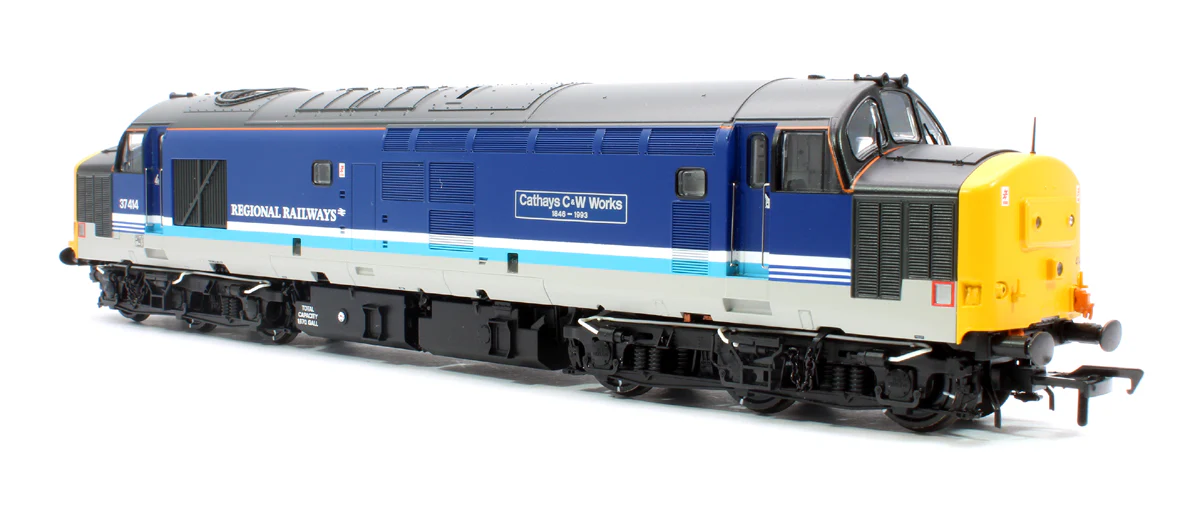 35-338 Class 37/4 37414 'Cathays C&W Works 1846-1993' BR Regional Railways Diesel Locomotive - Image 4