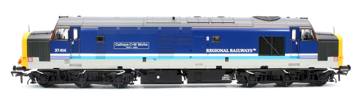 35-338 Class 37/4 37414 'Cathays C&W Works 1846-1993' BR Regional Railways Diesel Locomotive - Image 5
