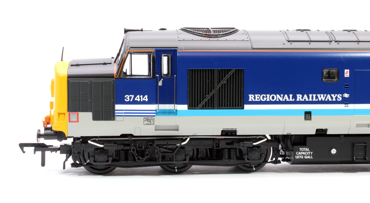 35-338SF Class 37/4 37414 'Cathays C&W Works 1846-1993' BR Regional Railways Diesel Locomotive (DCC Sound) - Image 6