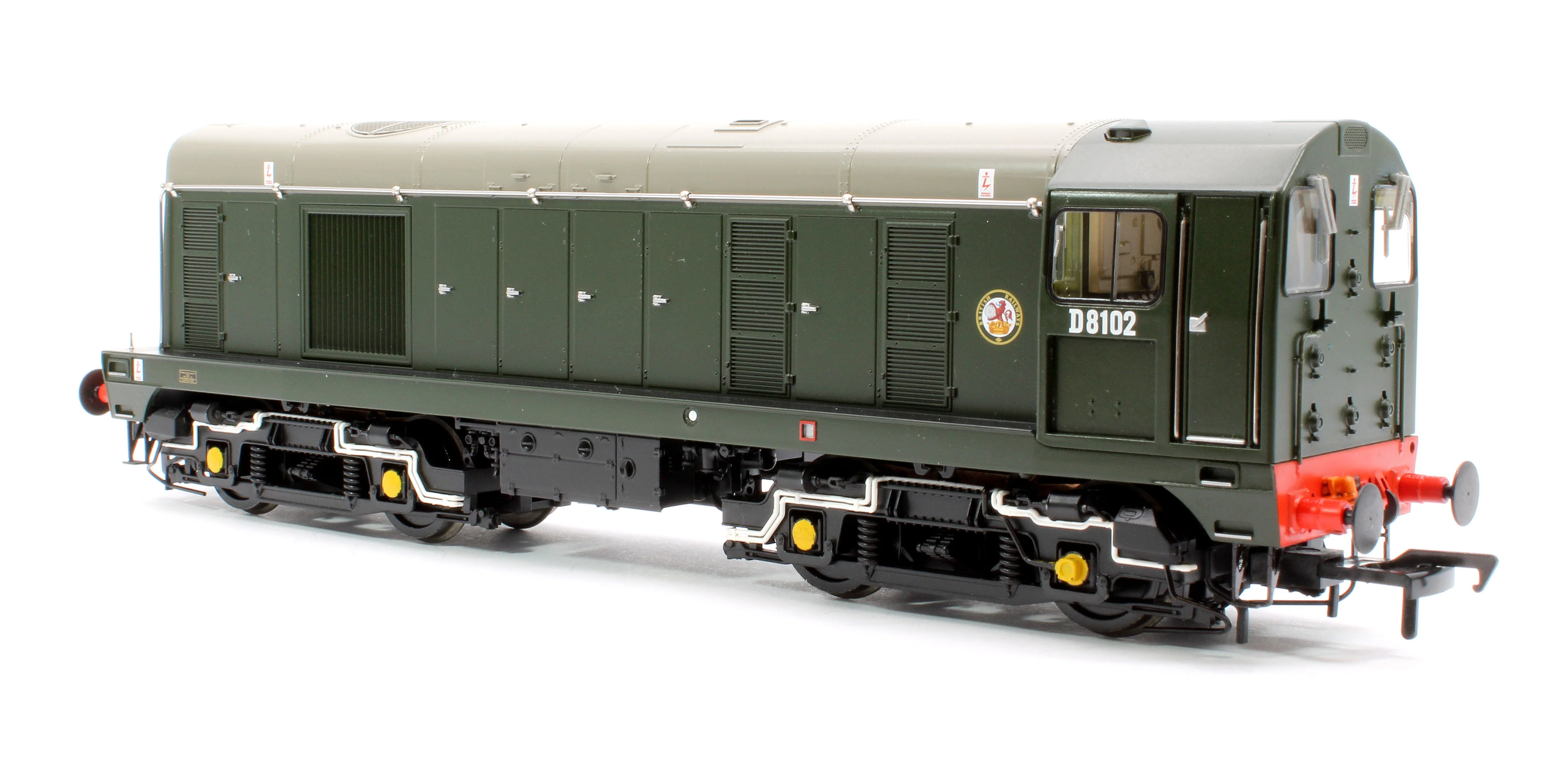35-352ASF Class 20/0 Disc Headcode & Tablet Catcher D8102 BR Green (Roundel) Diesel Locomotive - Sound Fitted - Image 2