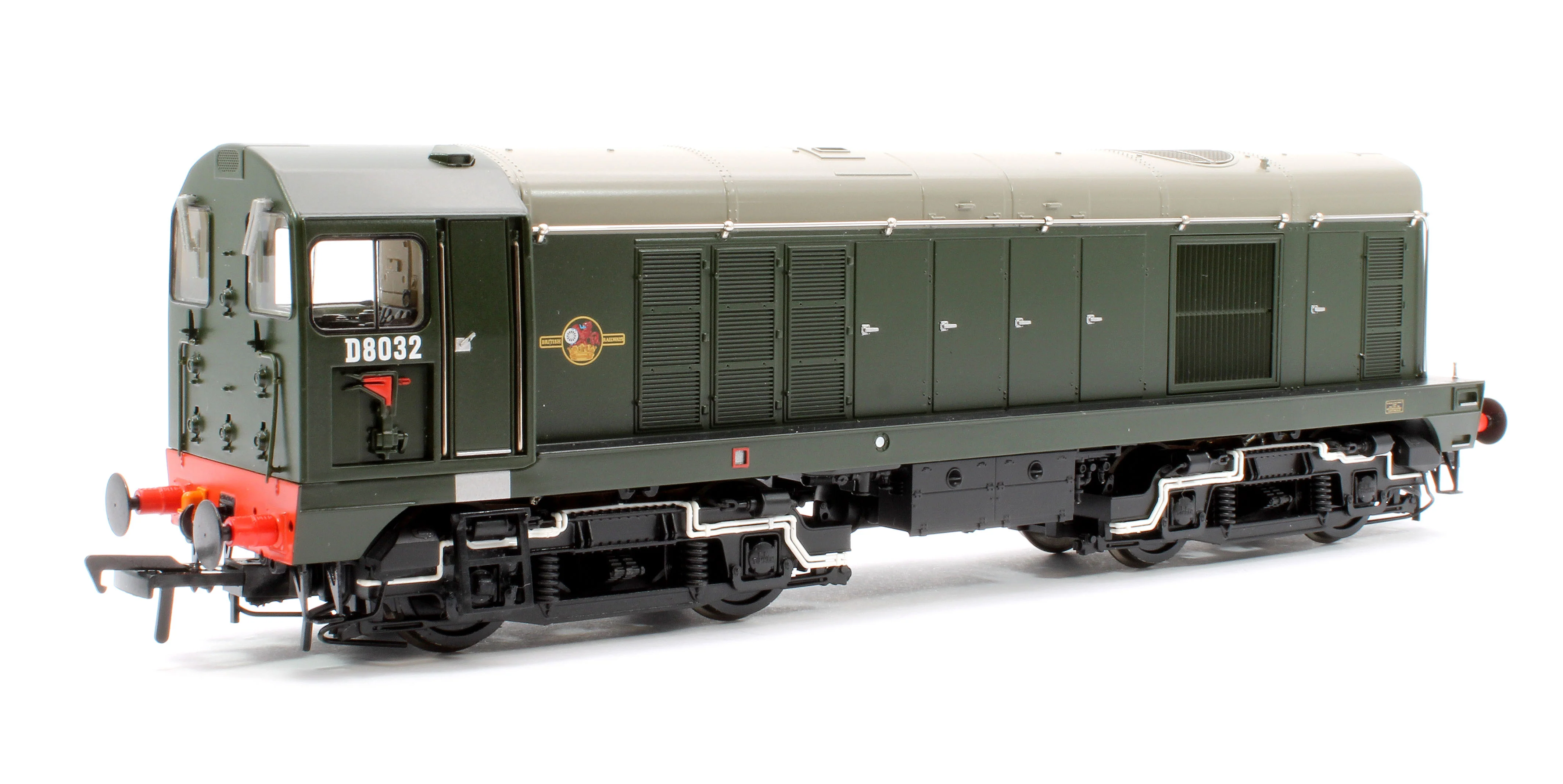 35-352SF Class 20/0 Disc Headcode & Tablet Catcher D8032 BR Green (Late Crest) Diesel Locomotive - Sound Fitted - Image 3