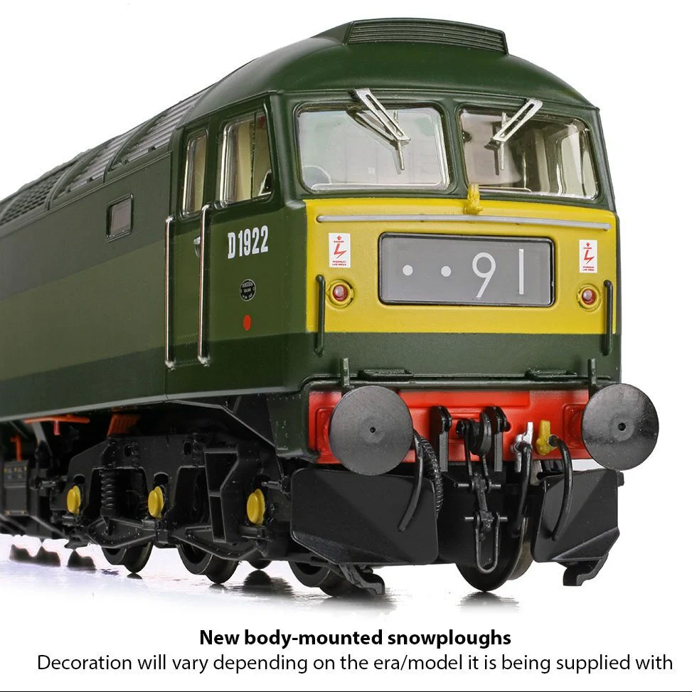 35-410BSF Class 47/0 D1940 BR Two-Tone Green (Small Yellow Panels) Diesel Locomotive - DCC Sound - Image 6