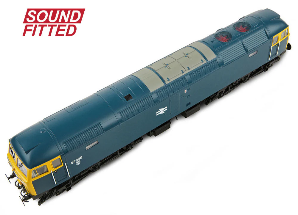 35-411ASF Class 47/0 47226 BR Blue Diesel Locomotive - DCC Sound - Image 6