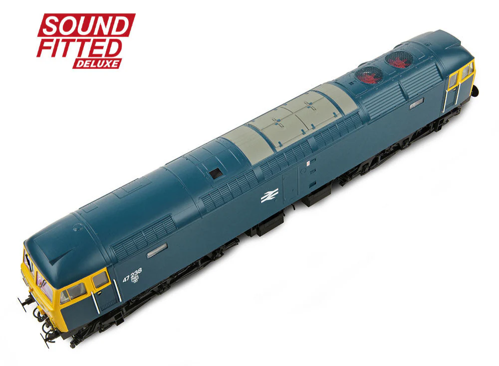 35-411BSFX Class 47/0 47238 BR Blue Diesel Locomotive - DCC Sound Deluxe - Image 6