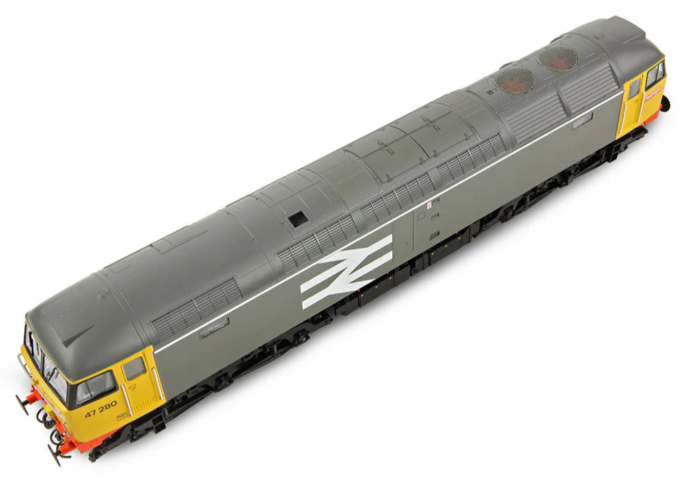 35-416 Class 47/0 47280 BR Railfreight Grey Diesel Locomotive - Image 5