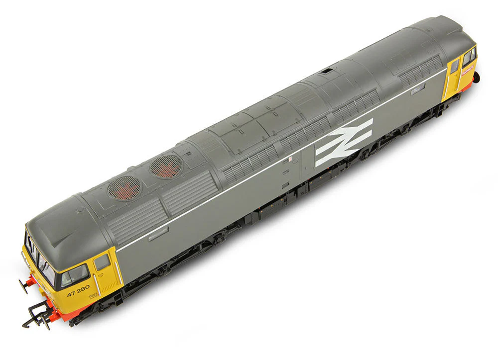 35-416 Class 47/0 47280 BR Railfreight Grey Diesel Locomotive - Image 6