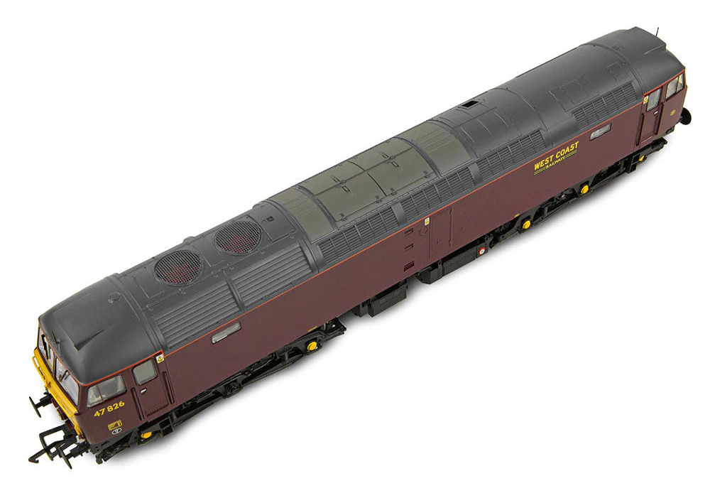 35-431 Class 47/4 47826 WCRC Maroon Diesel Locomotive - Image 5