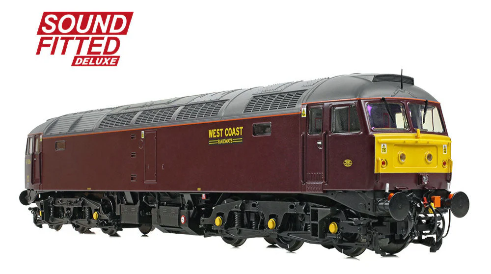 35-431SFX Class 47/4 47826 WCRC Maroon Diesel Locomotive - DCC Sound Deluxe - Image 4