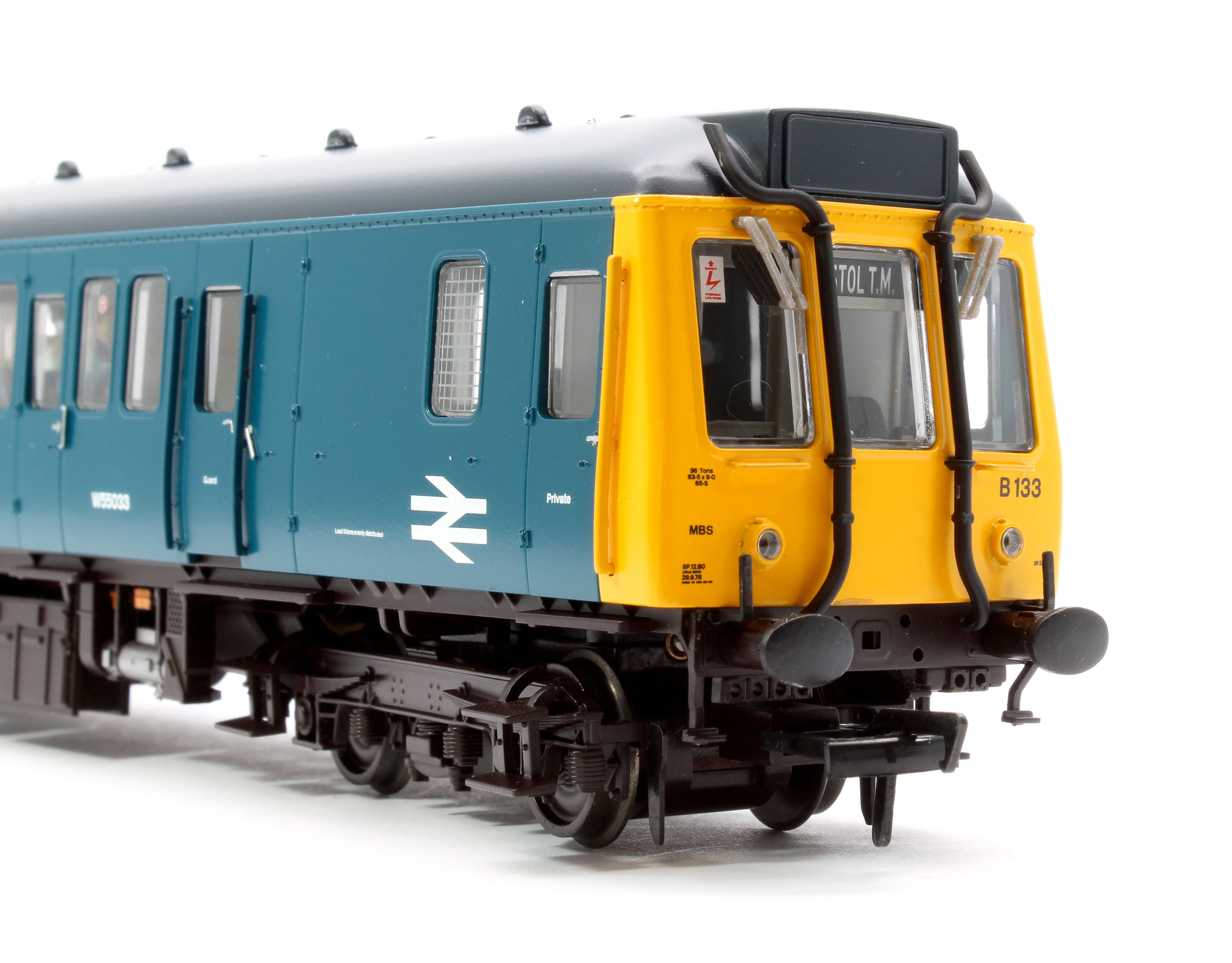 35-529PF Class 121 Single-Car DMU W55033 BR Blue - Fitted Passengers - Image 7