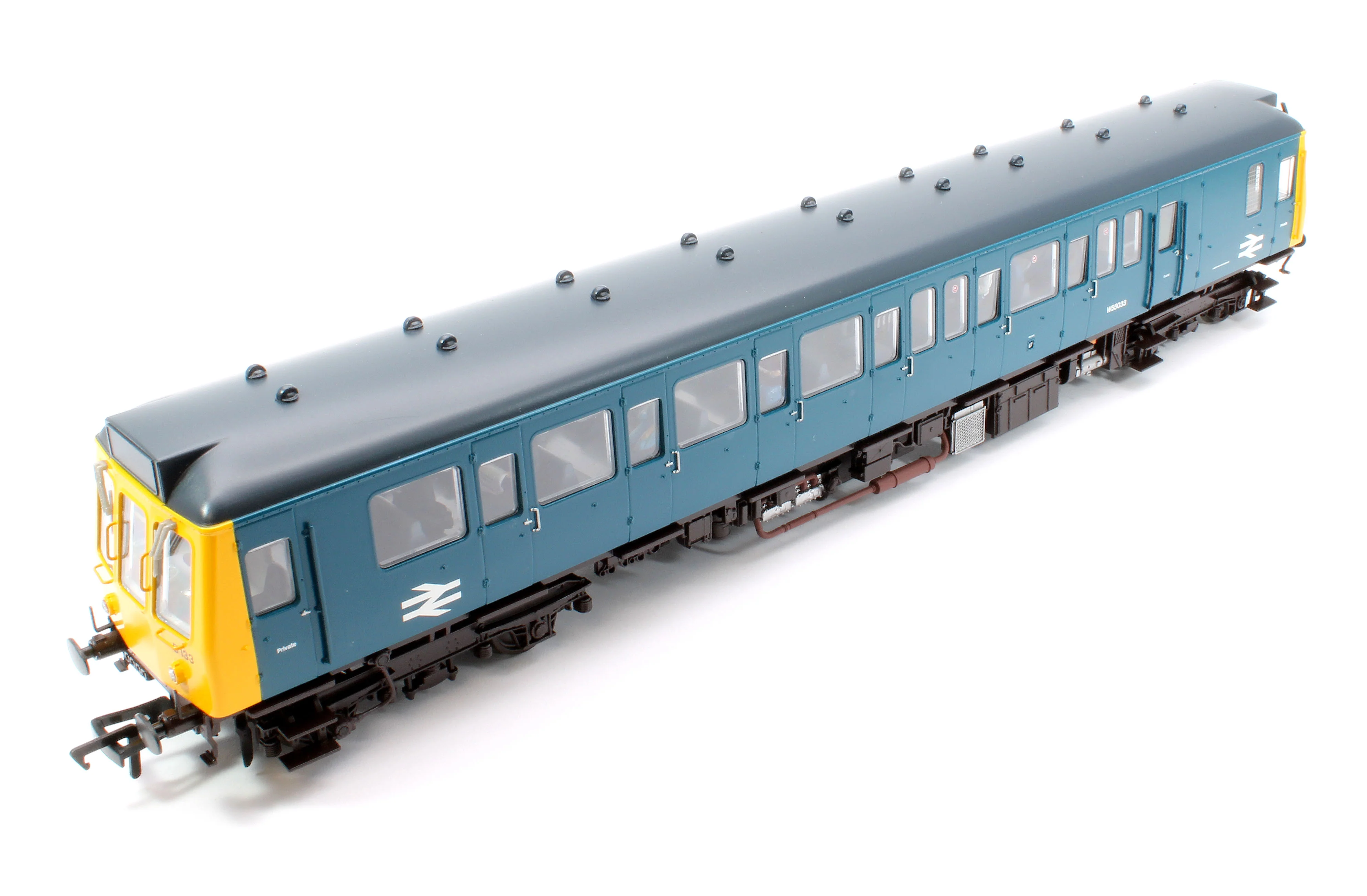 35-529PF Class 121 Single-Car DMU W55033 BR Blue - Fitted Passengers - Image 9