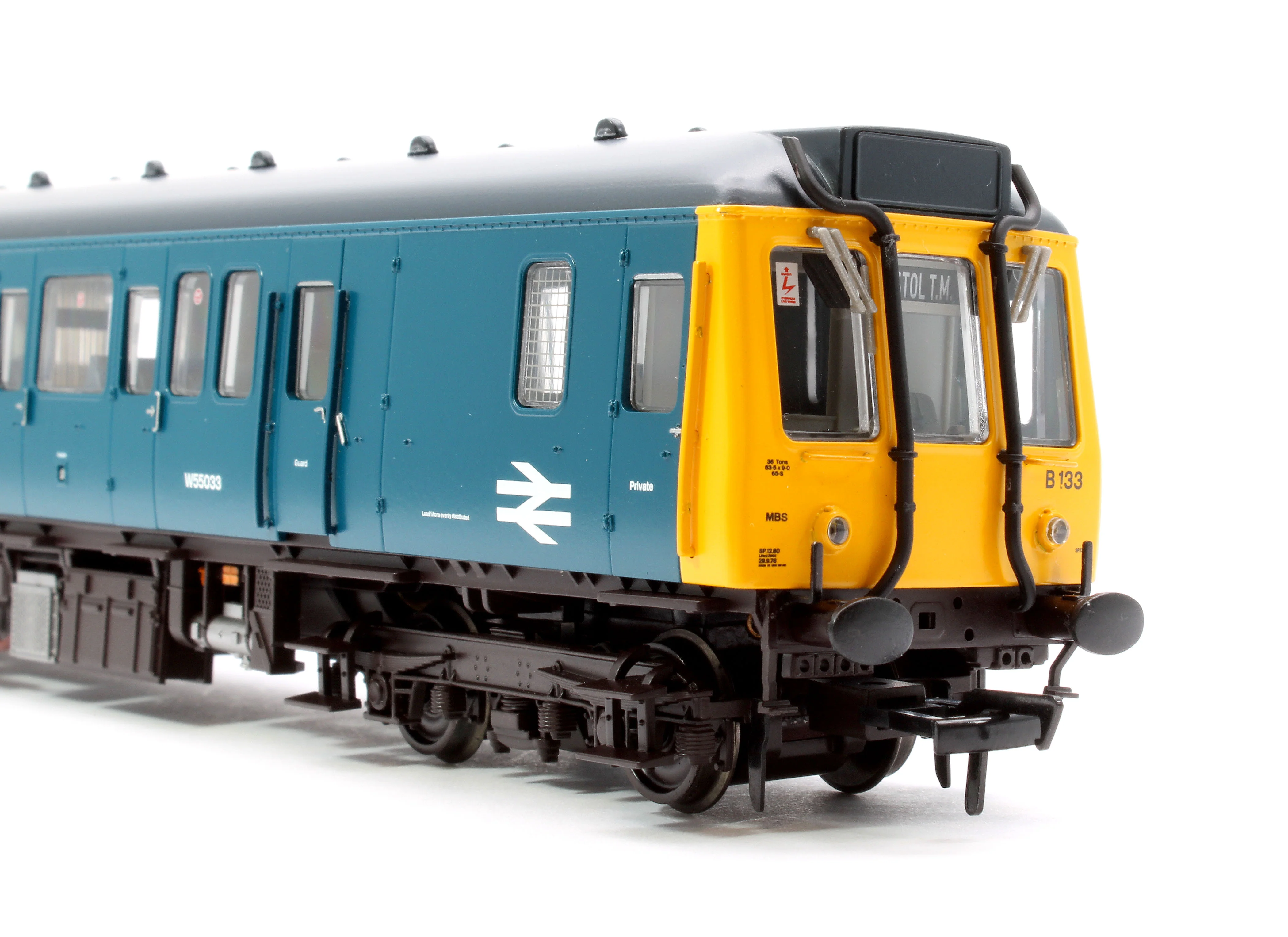 35-529SF Class 121 Single-Car DMU W55033 BR Blue - DCC Sound - Image 7