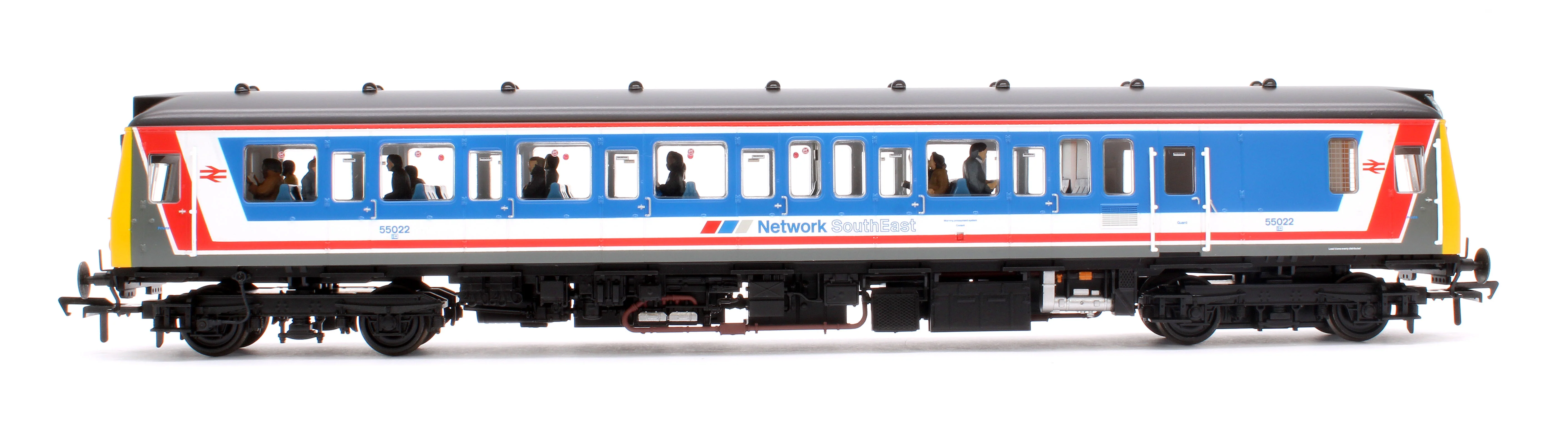35-530PF Class 121 Single-Car DMU 55022 BR Network SouthEast (Original) - Fitted Passengers - Image 2