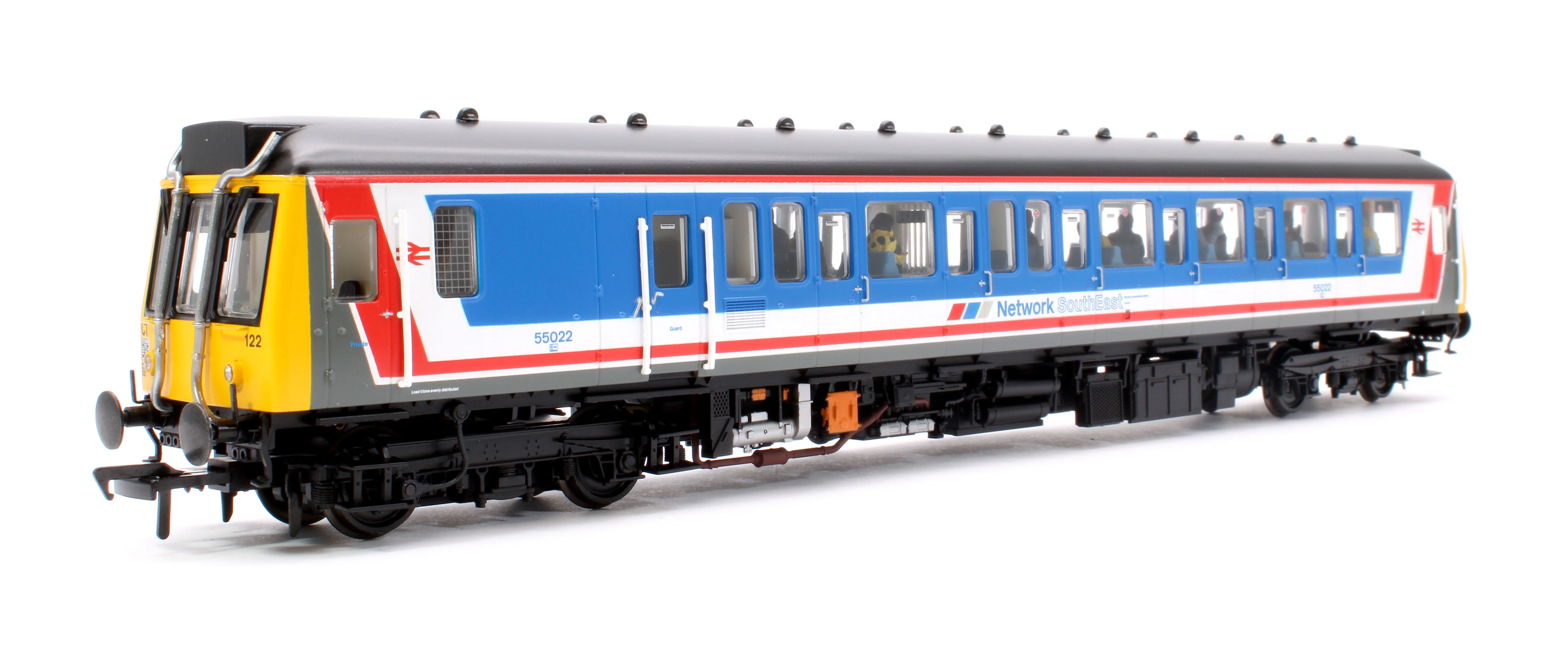 35-530PF Class 121 Single-Car DMU 55022 BR Network SouthEast (Original) - Fitted Passengers - Image 3