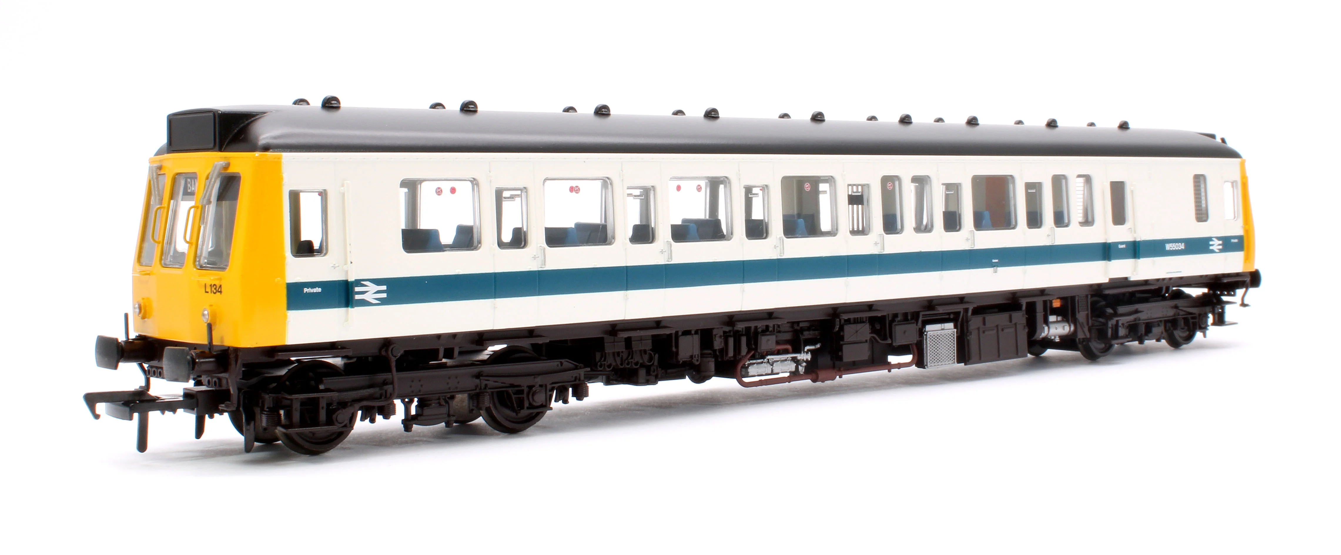 35-531 Class 121 Single-Car DMU W55034 BR White & Blue