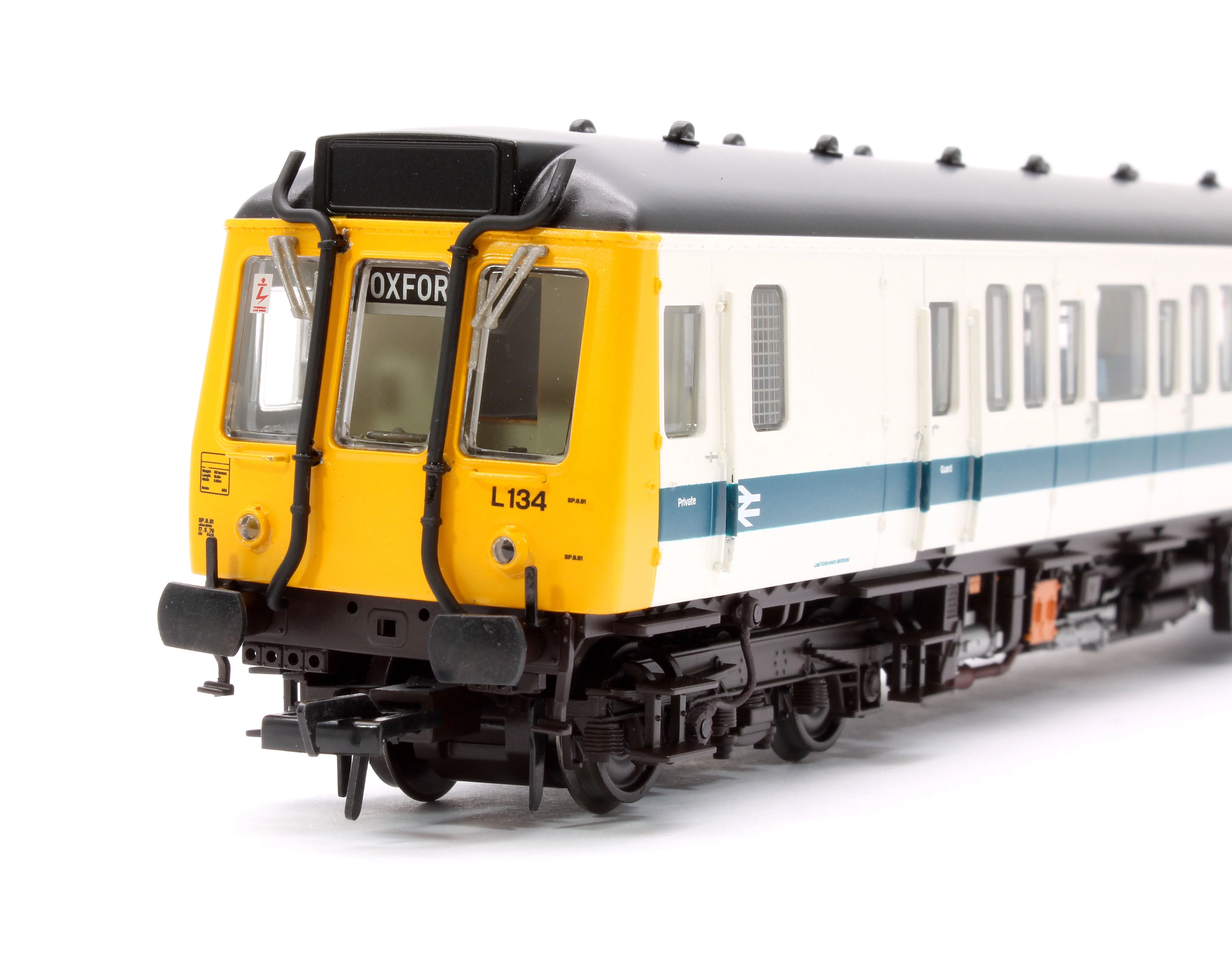 35-531 Class 121 Single-Car DMU W55034 BR White & Blue - Image 5