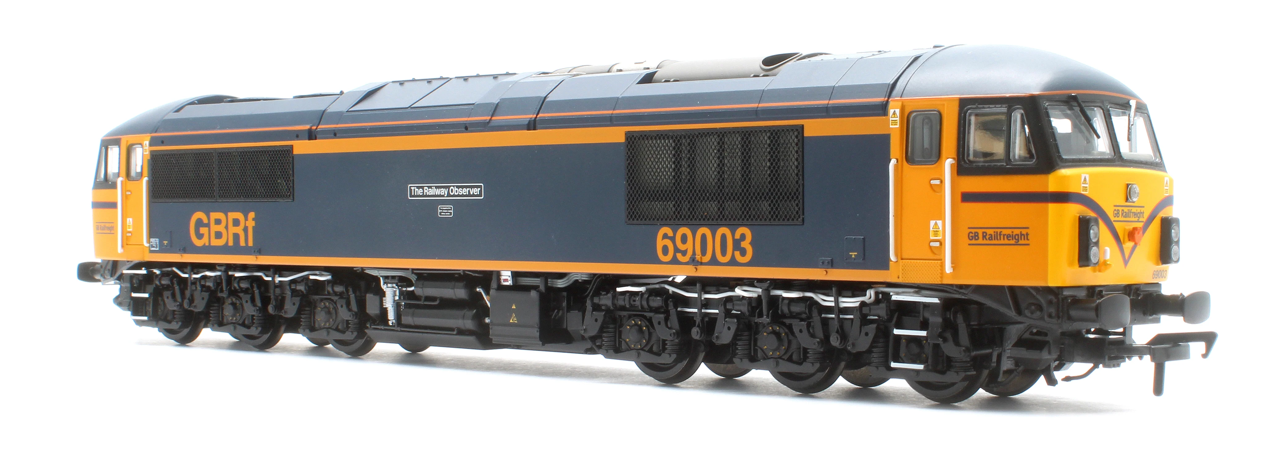 35-778SFX Class 69 69003 'The Railway Observer' GBRf Diesel Locomotive - DCC Sound Deluxe - Image 4