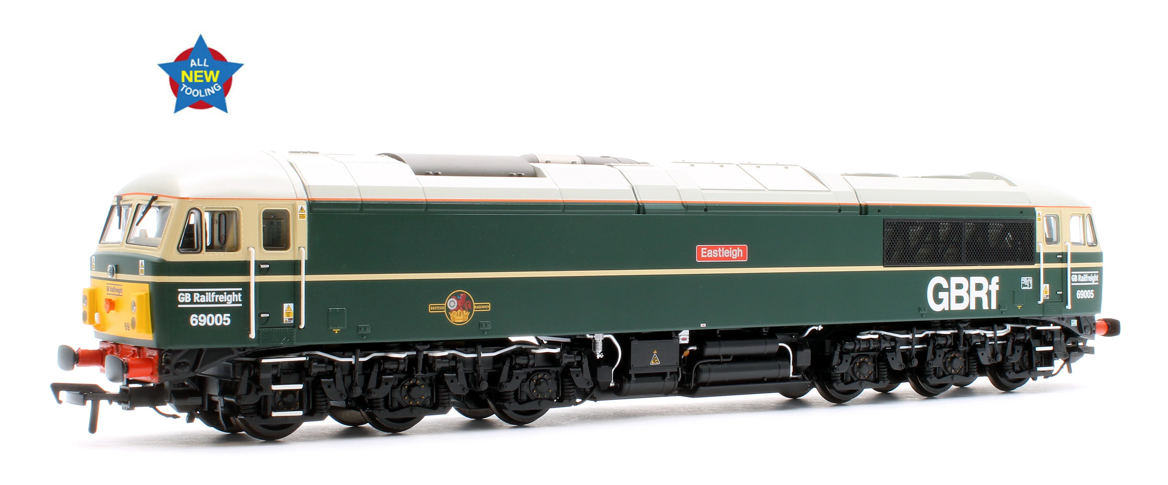 35-780 Class 69 69005 'Eastleigh' BR Green (Late Crest) (GBRf) Diesel Locomotive