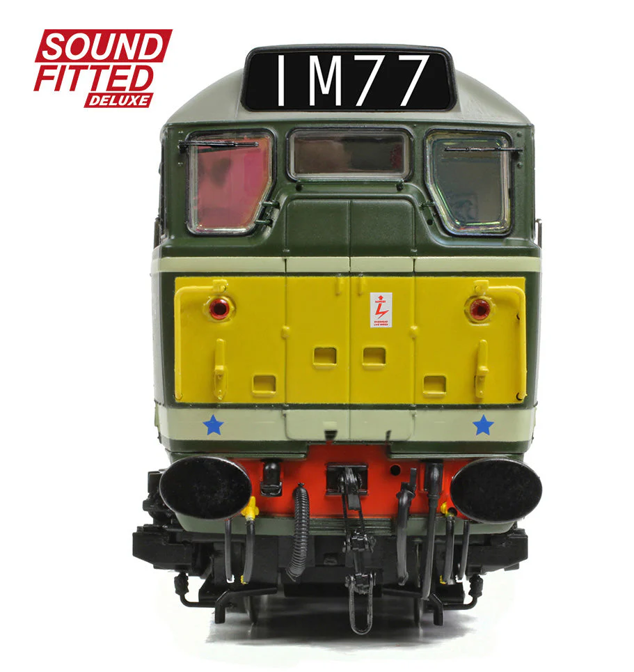 35-802ASFX Class 30 D5862 BR Green (Small Yellow Panels) Diesel Locomotive - DCC Sound Deluxe - Image 5