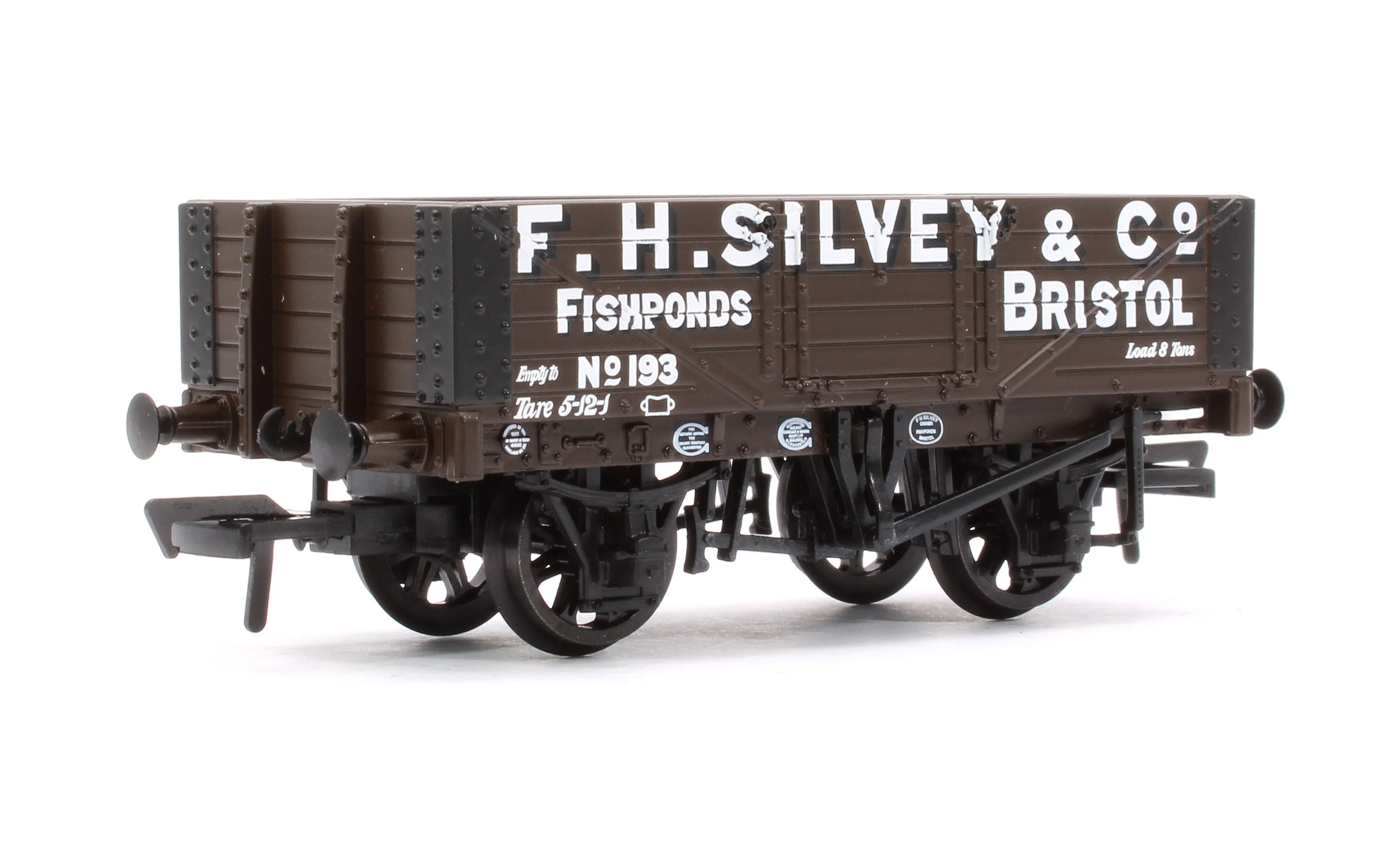 37-056B 5 Plank Wagon Wooden Floor 'F. H. Silvey & Co.' Brown No.193 - Image 3