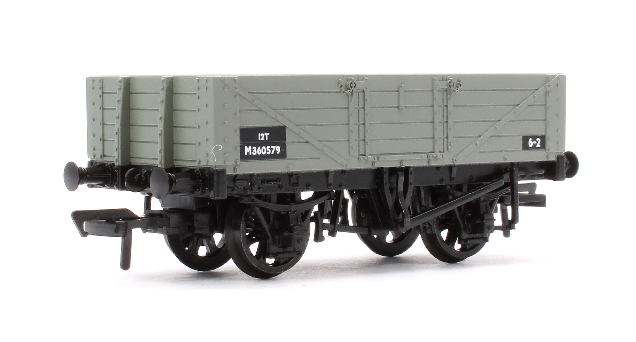37-061D 5 Plank Wagon Wooden Floor BR Grey (Early) No.M360579
