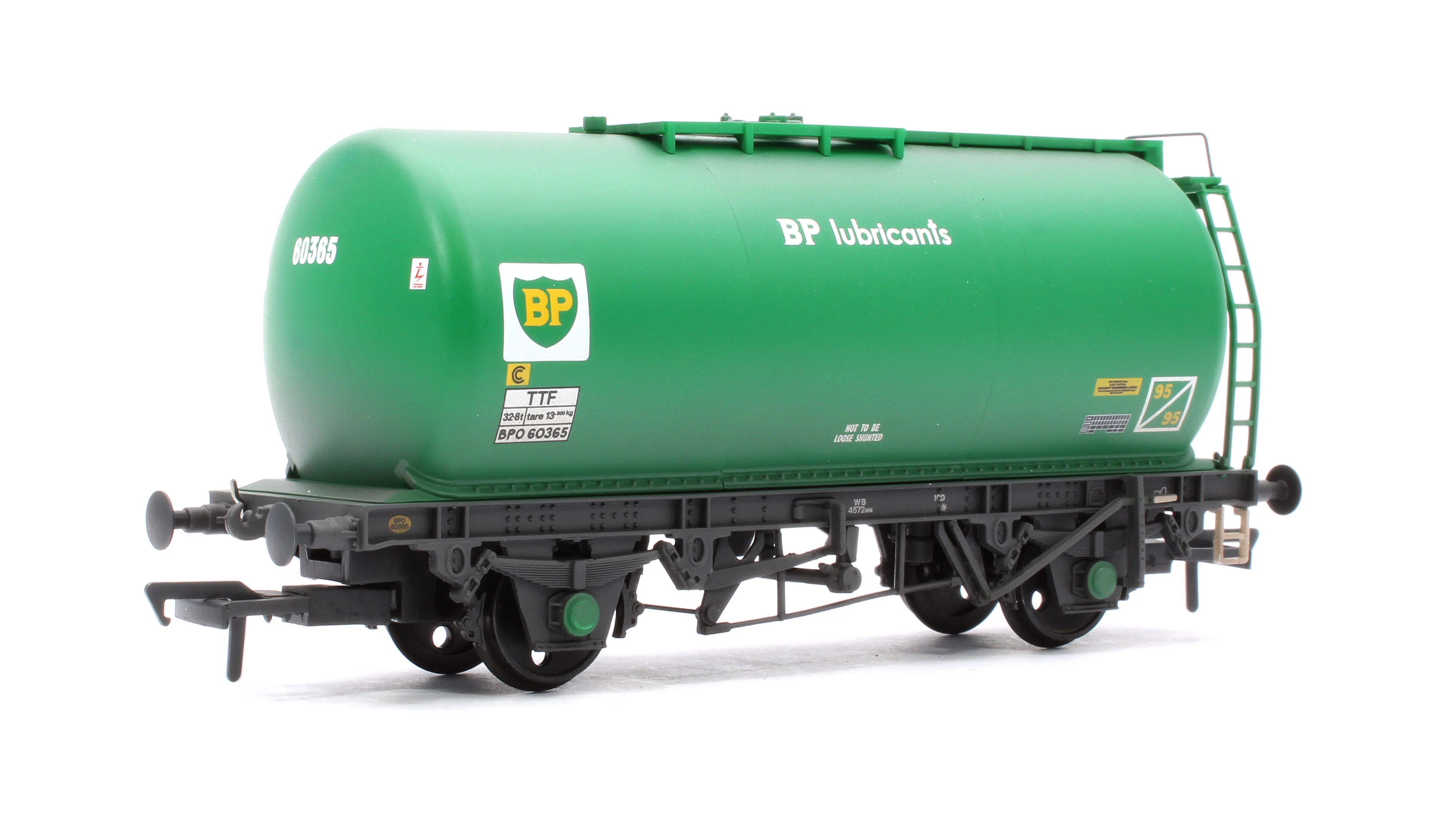 37-590A BR 45T TTF Tank Wagon 'BP Lubricants' Green No.BPO60365 - Weathered