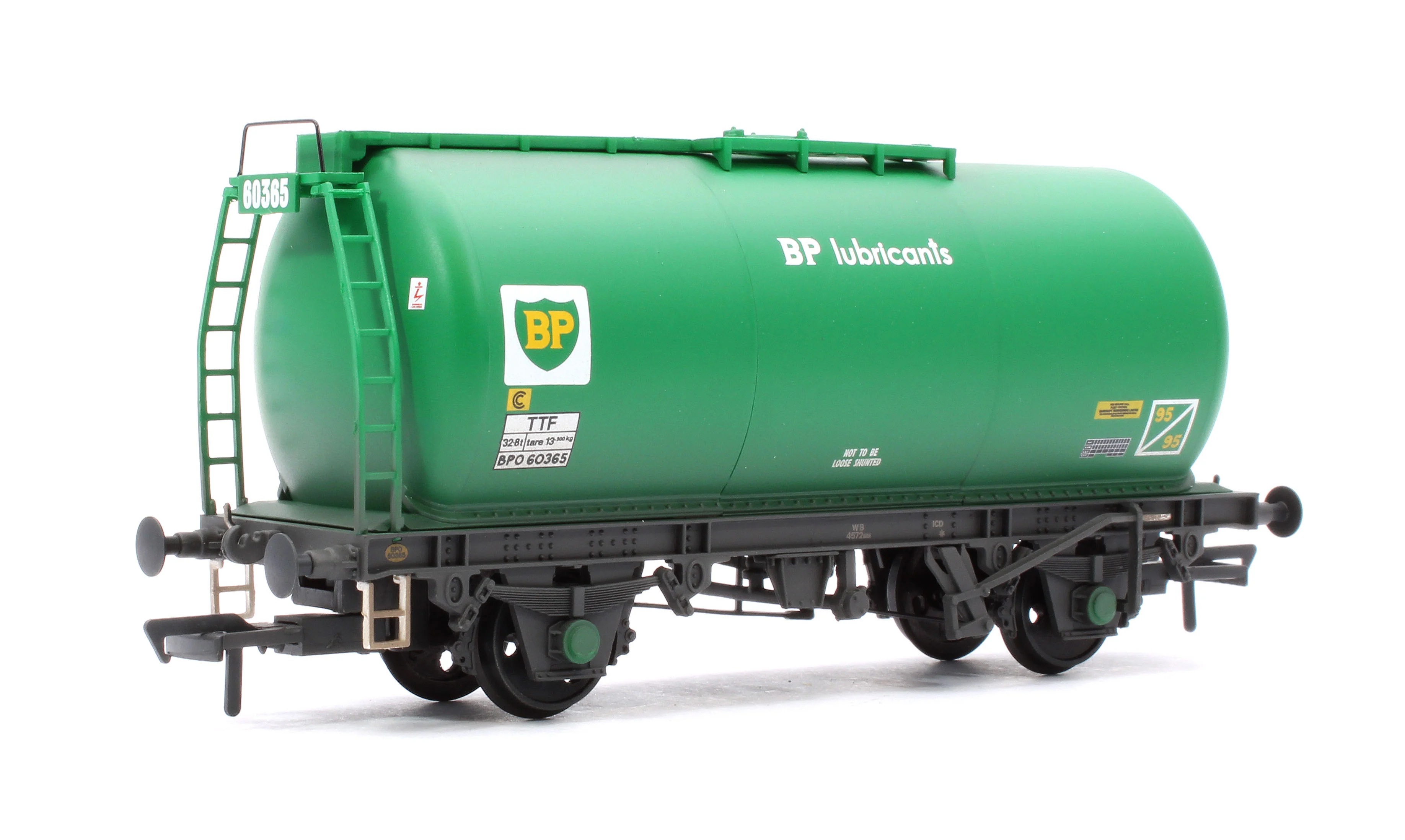 37-590A BR 45T TTF Tank Wagon 'BP Lubricants' Green No.BPO60365 - Weathered - Image 3