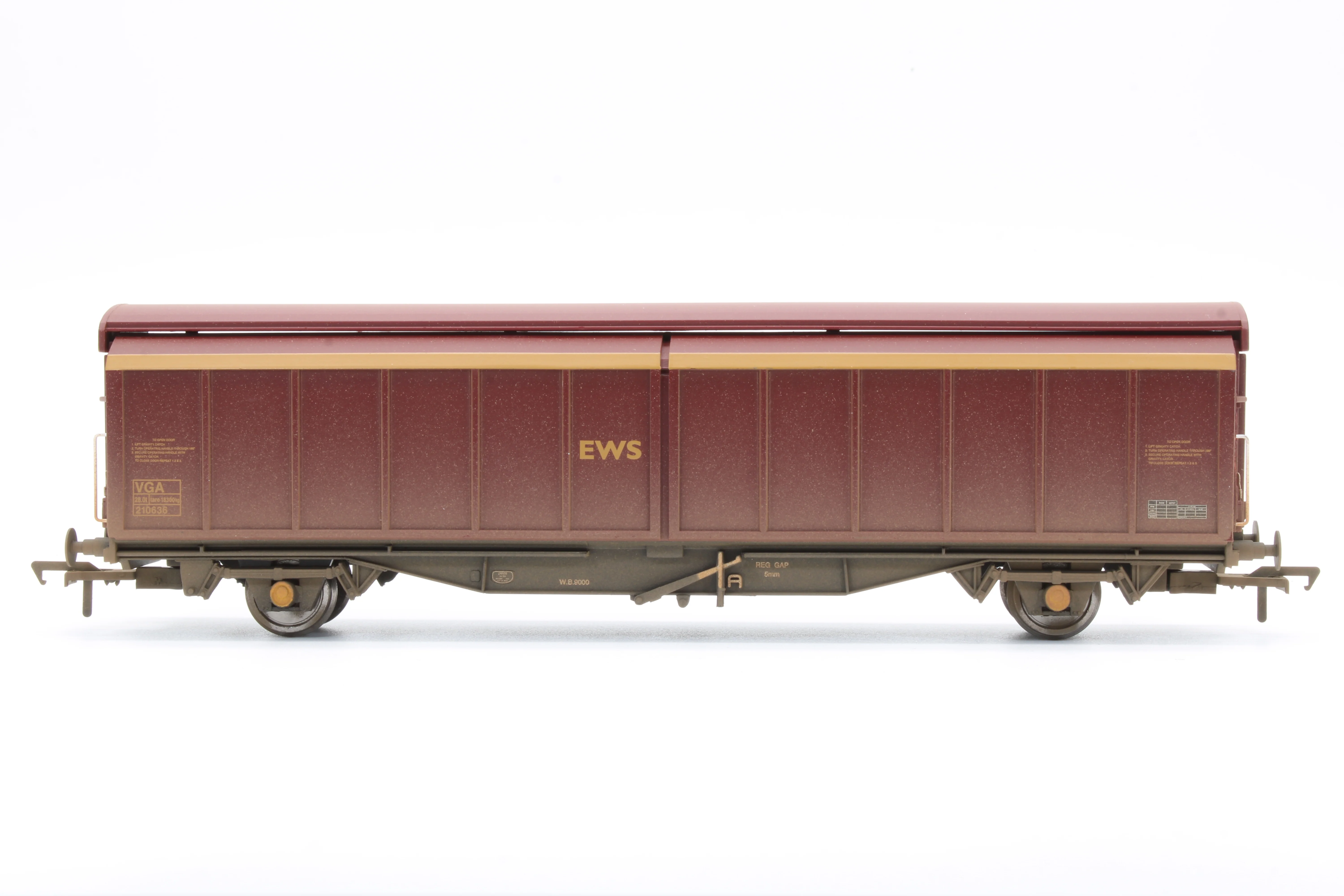 Pre-Owned 37-603A 46 Tonne glw VGA Sliding Wall Van EWS (Weathered) - Image 3