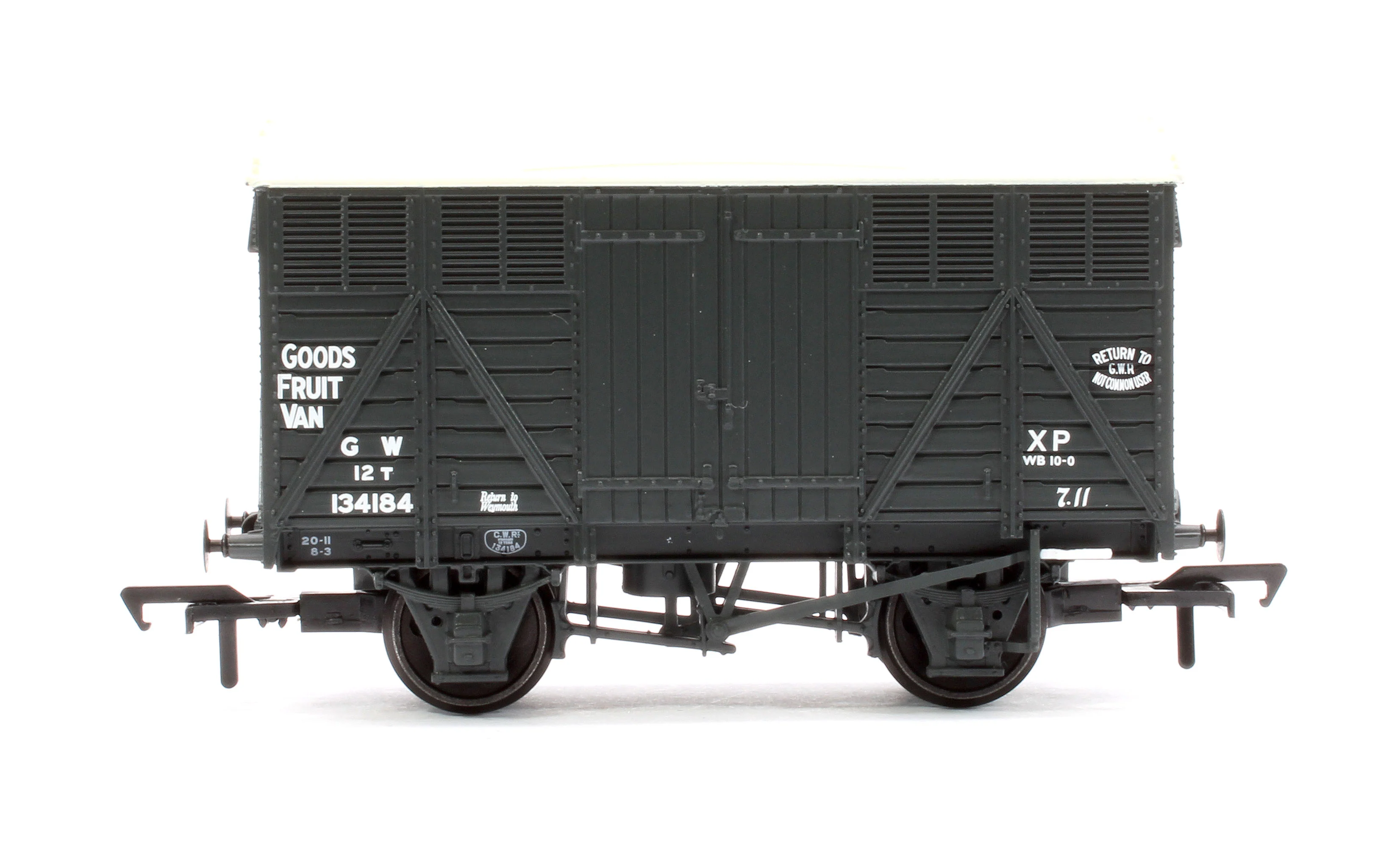 37-751E GWR 12 Ton Fruit Van GWR Grey 134184 - Image 2