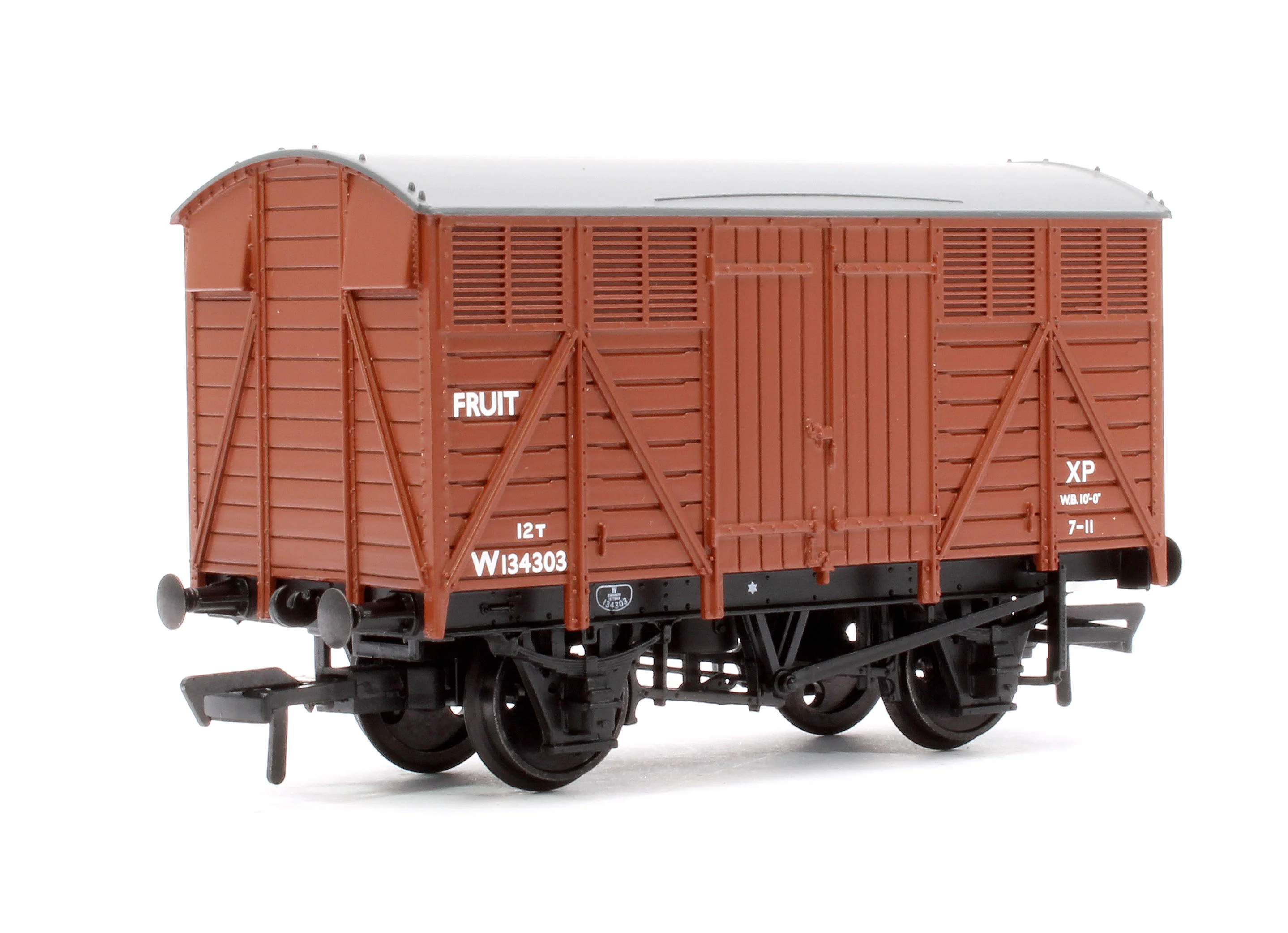 37-754F GWR 12 Ton Fruit Van BR Bauxite (Early) W134303