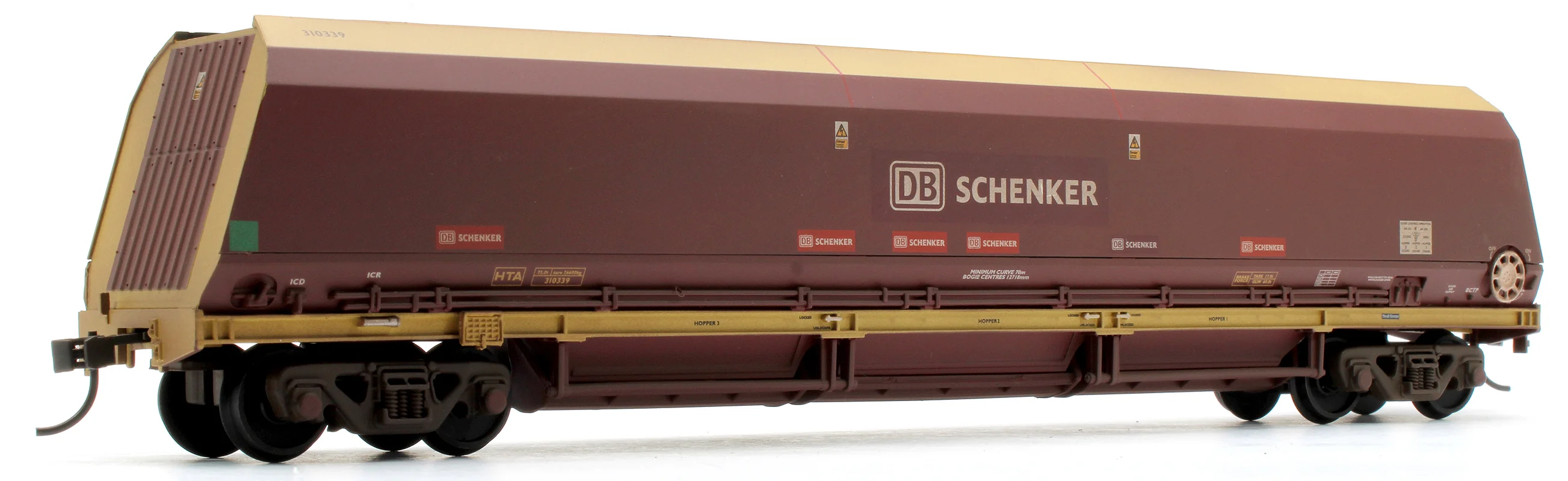 37-855 HTA Bogie Hopper (Ex-EWS) DB Schenker No. 310339 - Weathered
