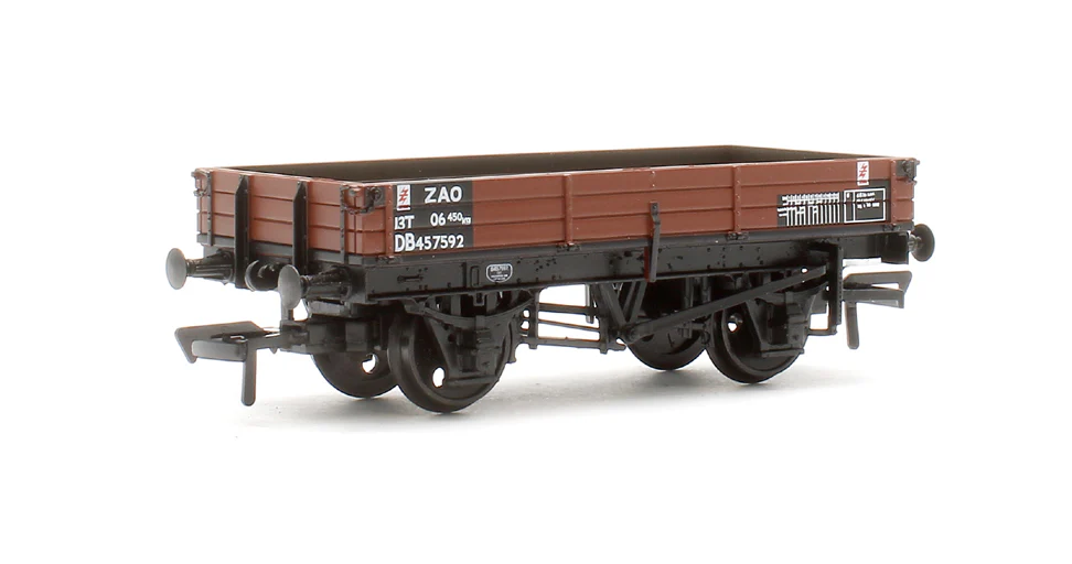 37-943 3 Plank Wagon BR Departmental Bauxite (TOPS) No.DB457592