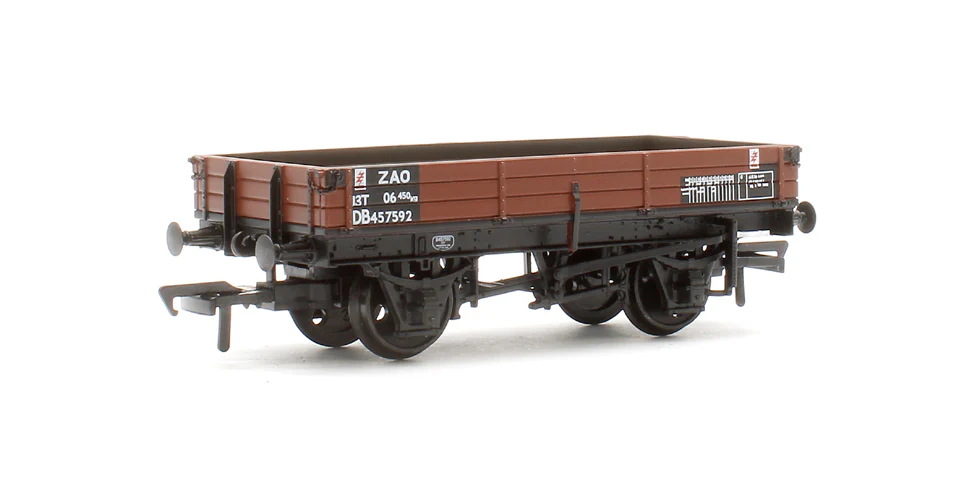 37-943 3 Plank Wagon BR Departmental Bauxite (TOPS) No.DB457592 - Image 2