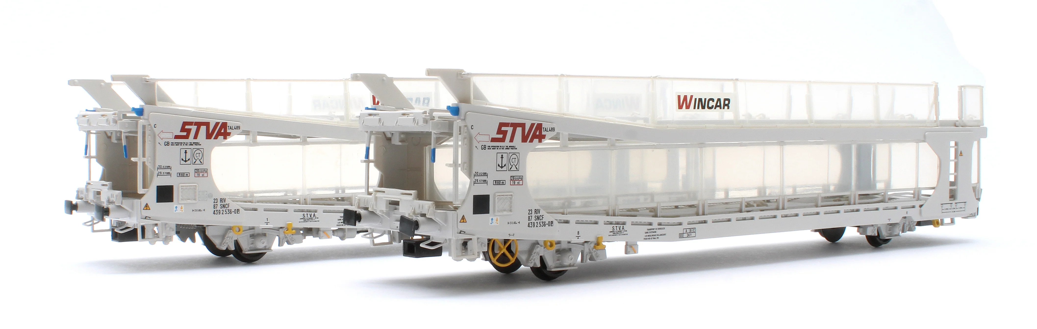 38-251K IPA Twin Double Deck Car Transporter STVA Grey