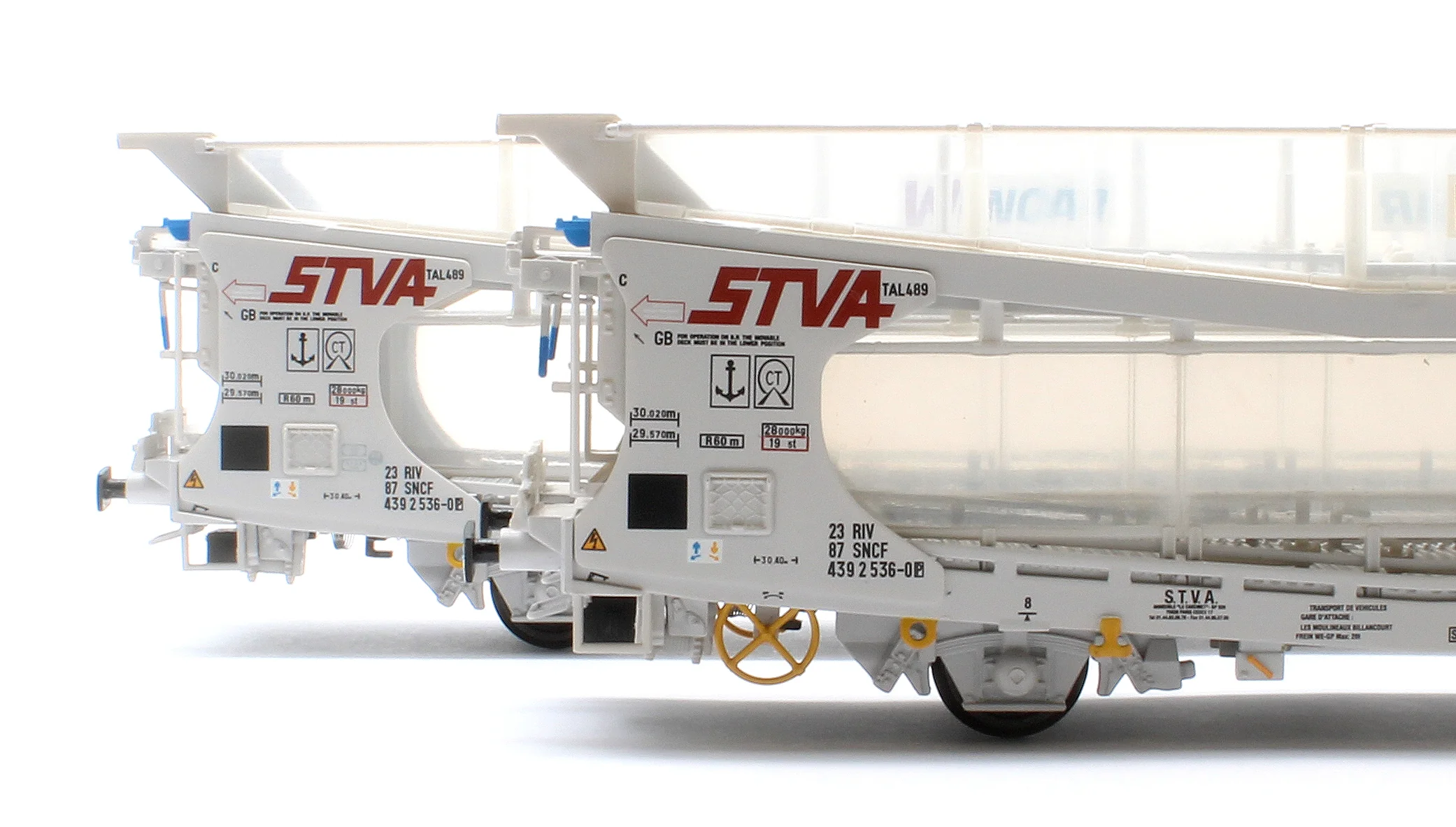 38-251K IPA Twin Double Deck Car Transporter STVA Grey - Image 13
