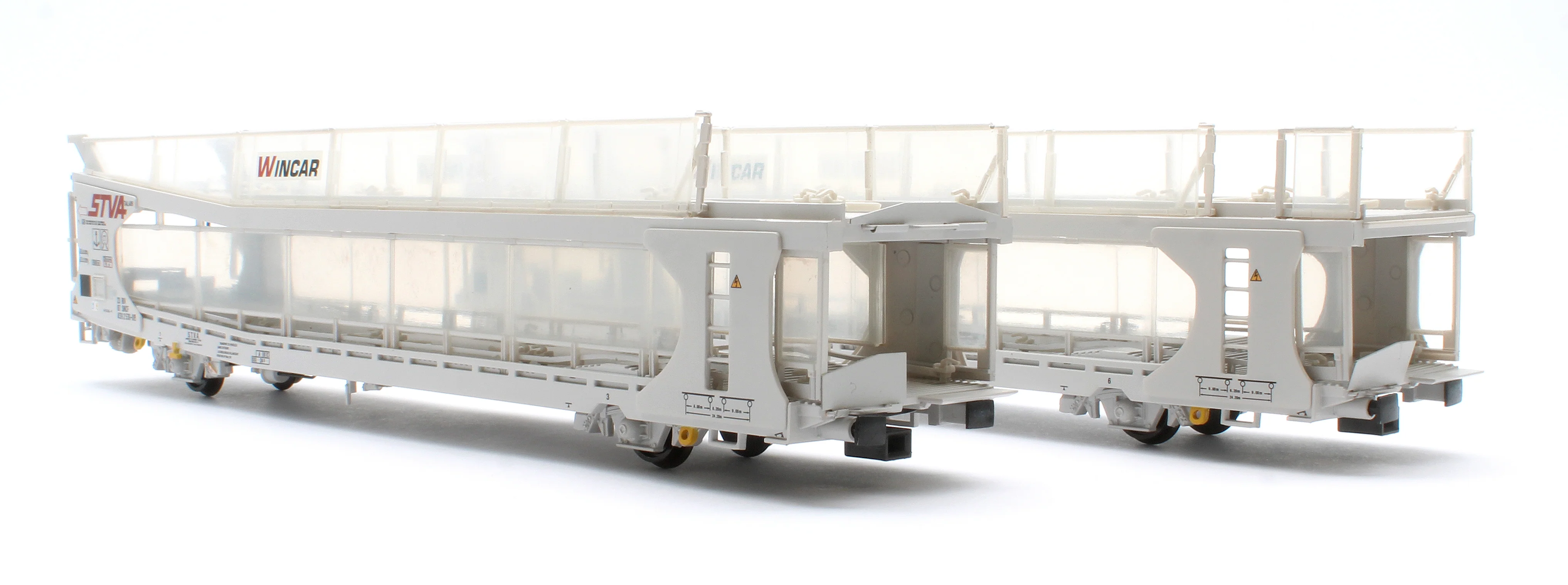 38-251K IPA Twin Double Deck Car Transporter STVA Grey - Image 2