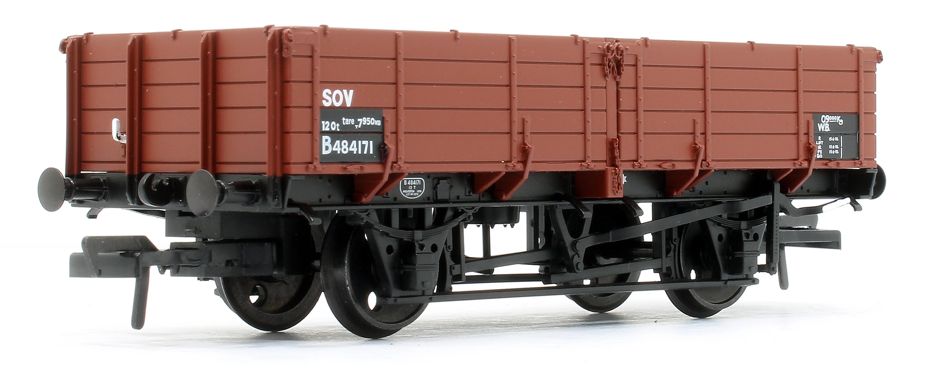 38-703 BR 12T Pipe Wagon BR Bauxite (TOPS) 484171