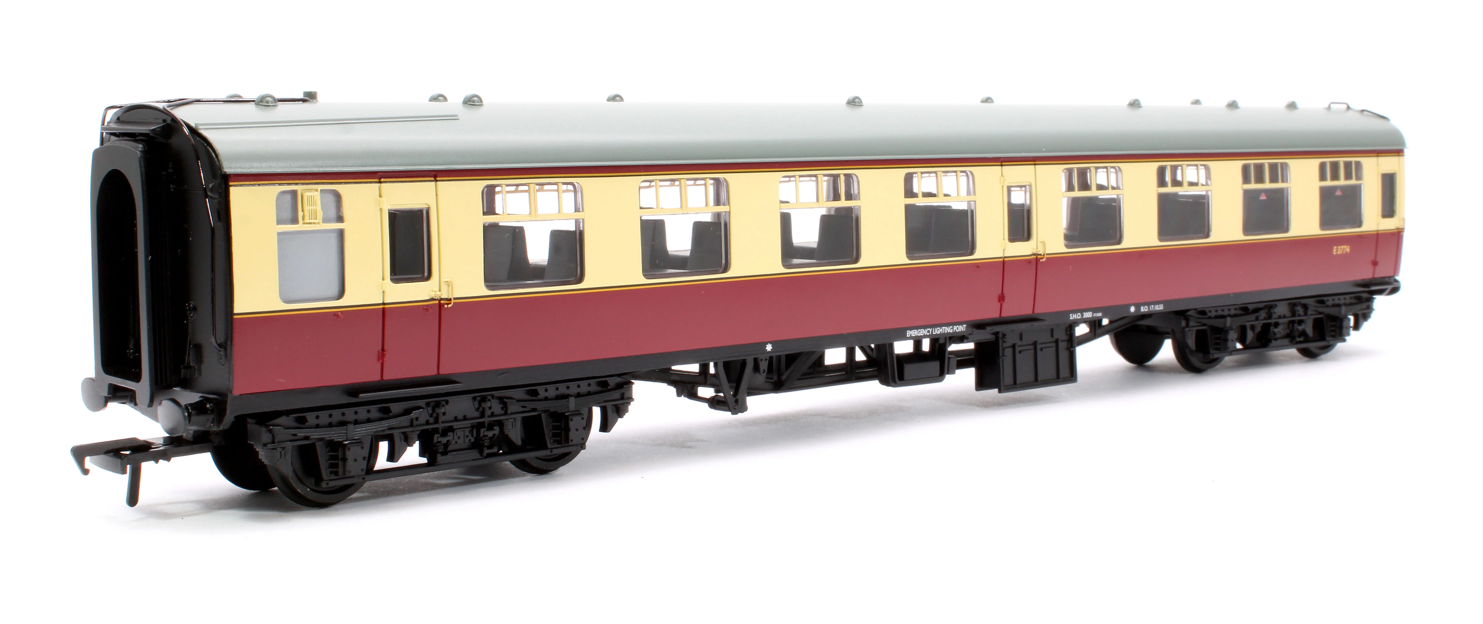 39-052H BR Mk1 TSO Tourist Second Open BR Crimson & Cream No.E3774 - Image 3