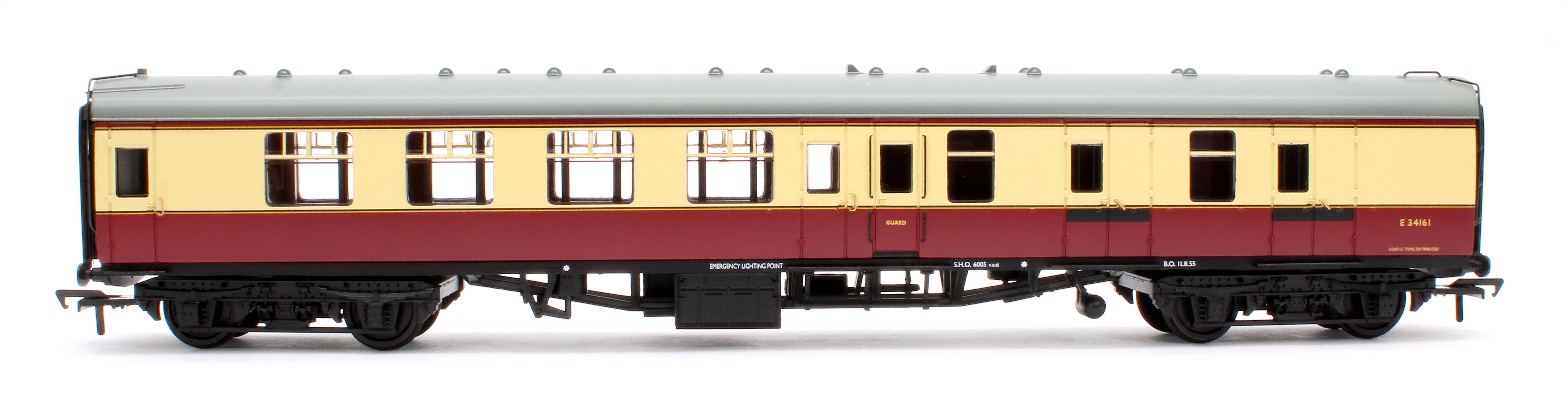 39-077G BR Mk1 BSK Brake Second Corridor BR Crimson & Cream No.E34161 - Image 2