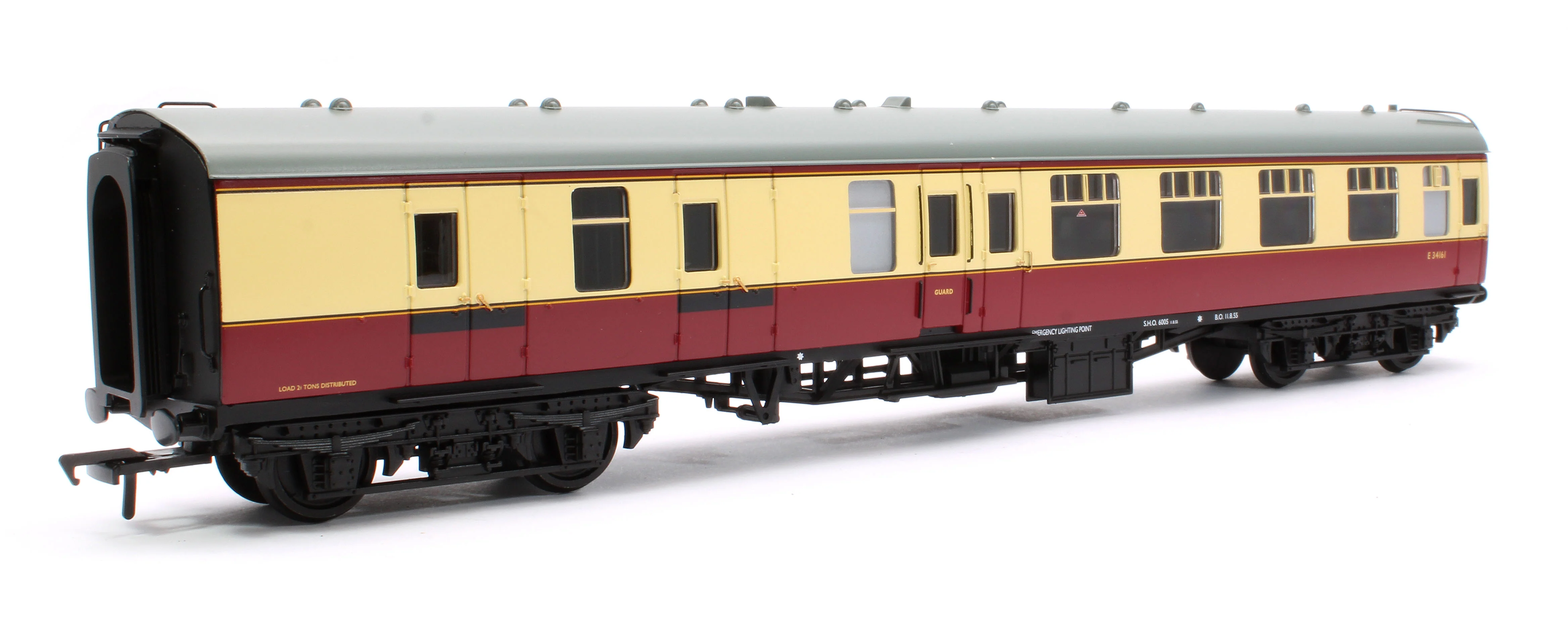 39-077G BR Mk1 BSK Brake Second Corridor BR Crimson & Cream No.E34161 - Image 3