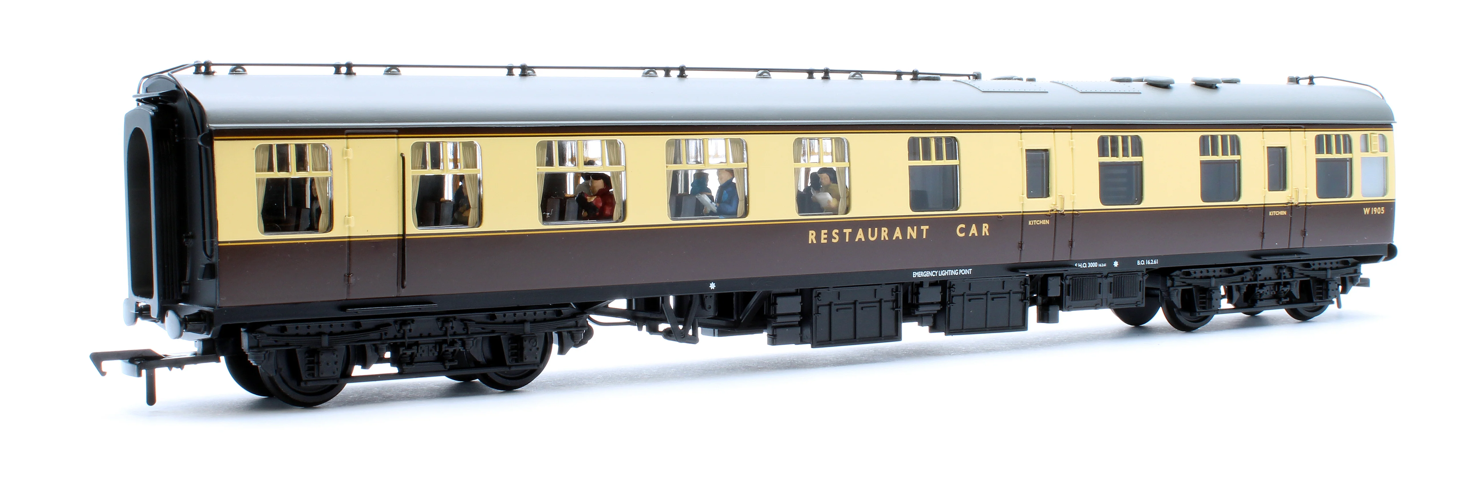 39-102CPF BR Mk1 RU Restaurant Unclassified BR (WR) Chocolate & Cream W1905 - Fitted Passengers
