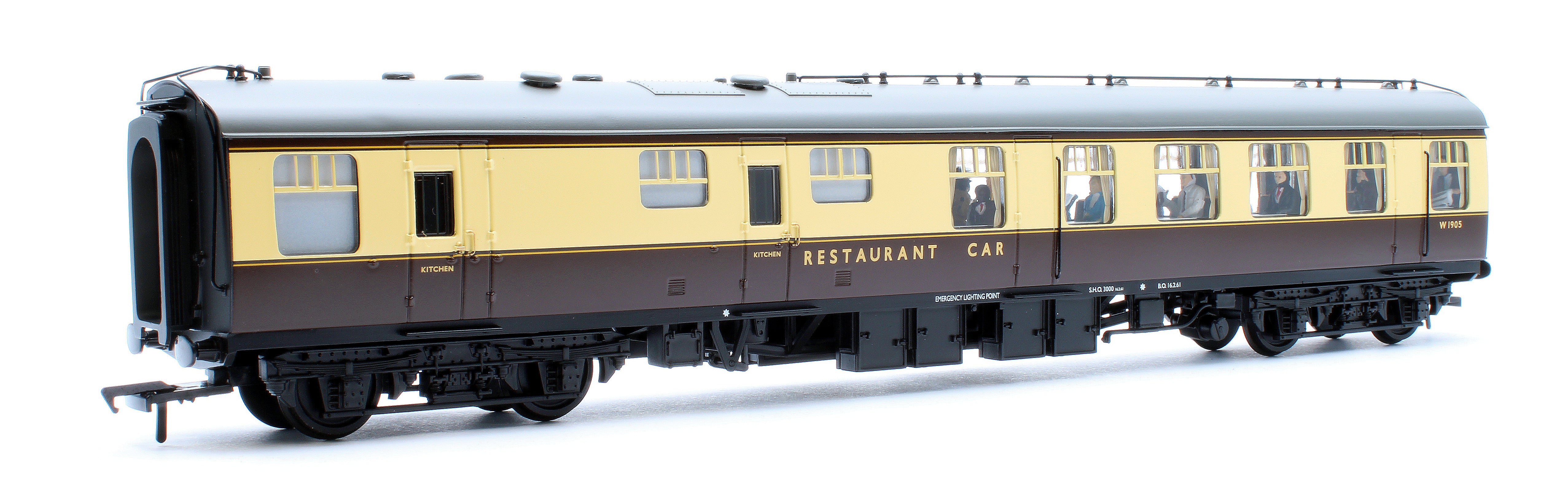 39-102CPF BR Mk1 RU Restaurant Unclassified BR (WR) Chocolate & Cream W1905 - Fitted Passengers - Image 2