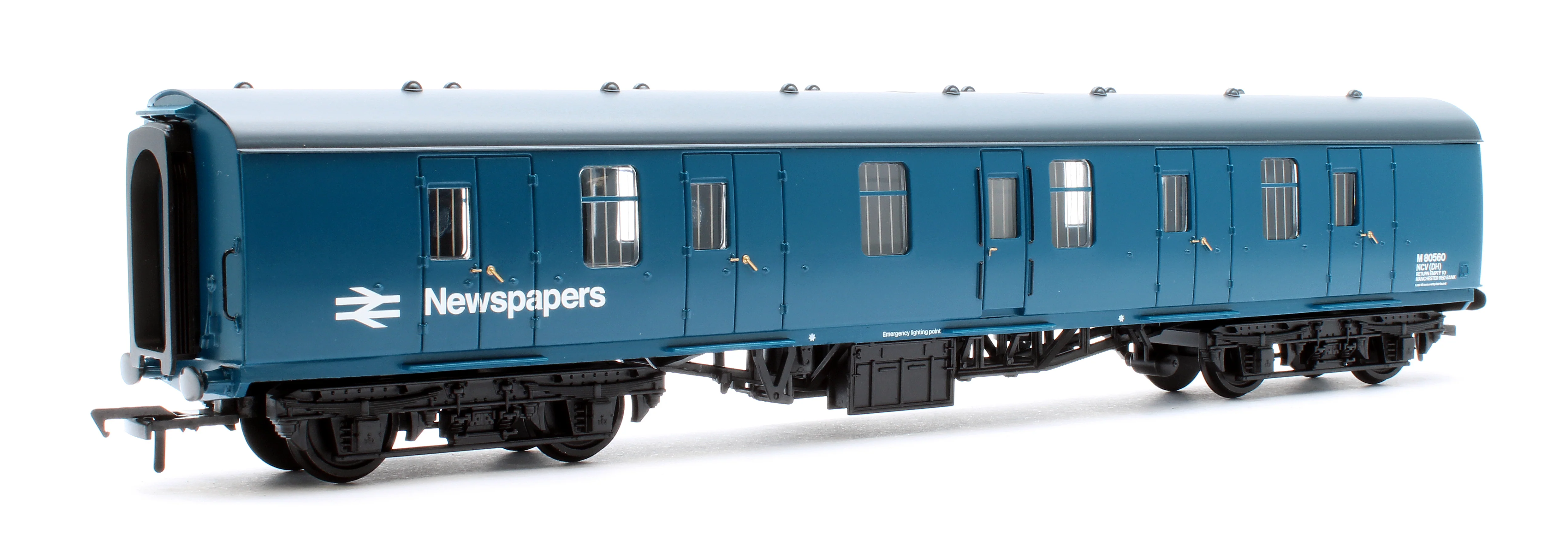 39-182C BR Mk1 NCV (Ex-BG) Brake Gangwayed BR Blue (Newspapers) M80560