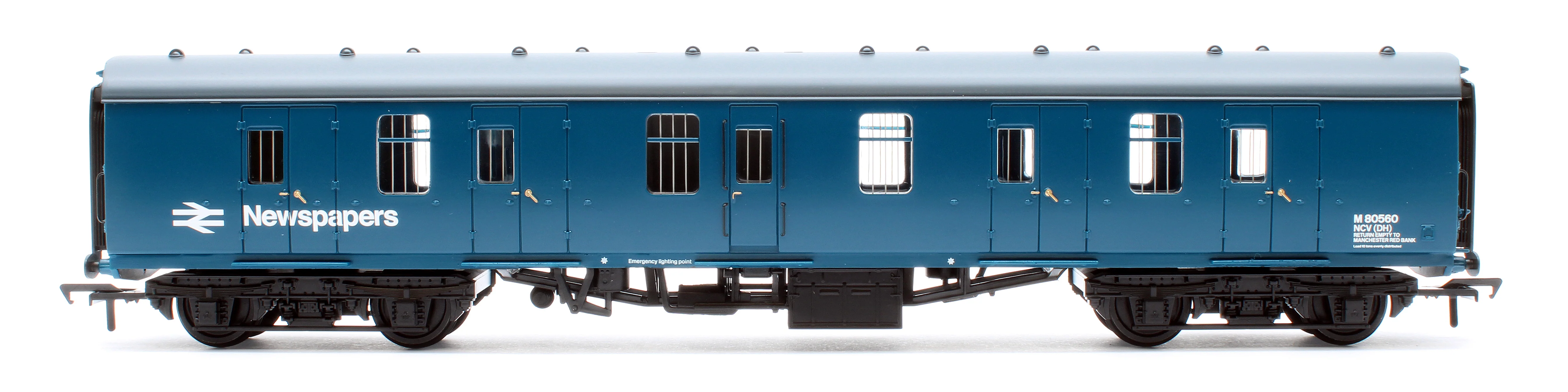 39-182C BR Mk1 NCV (Ex-BG) Brake Gangwayed BR Blue (Newspapers) M80560 - Image 3