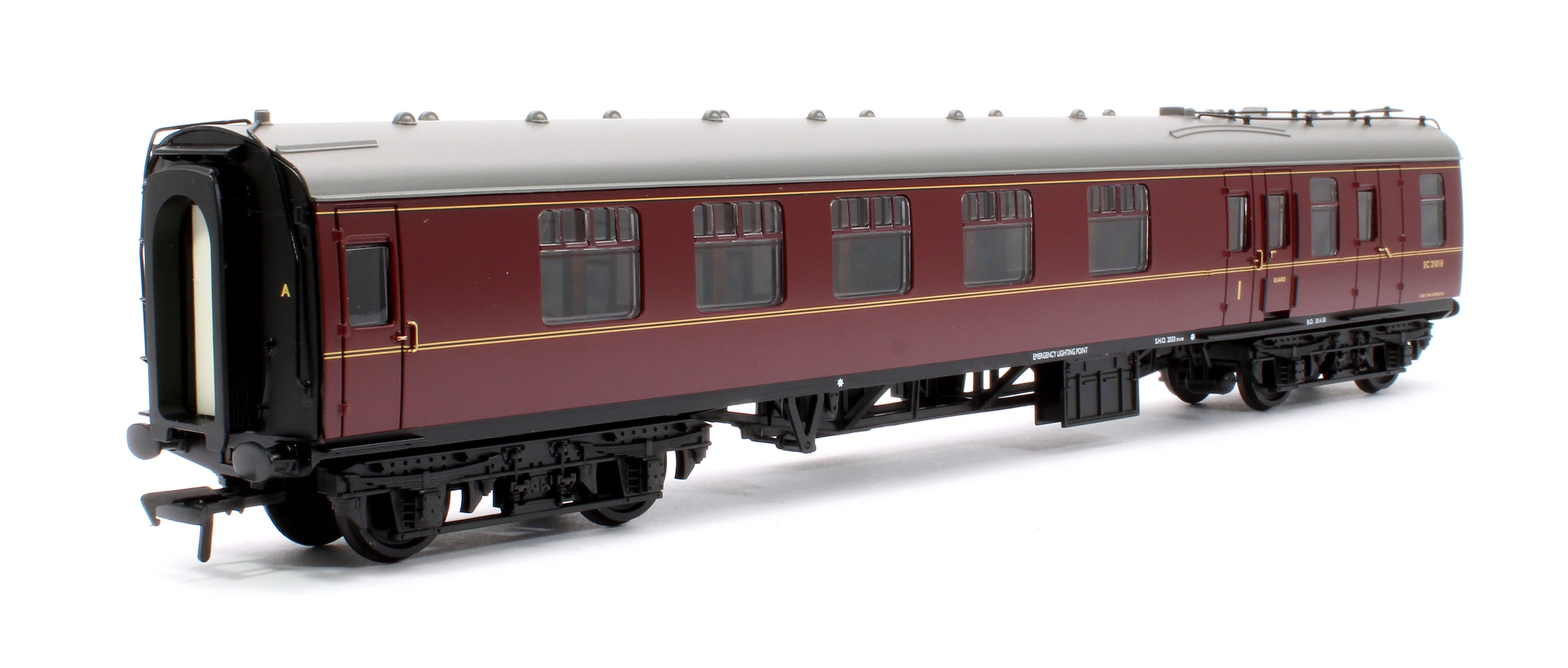 39-226FPF BR Mk1 BCK Brake Composite Corridor BR Maroon SC21018 - Fitted Passengers - Image 3